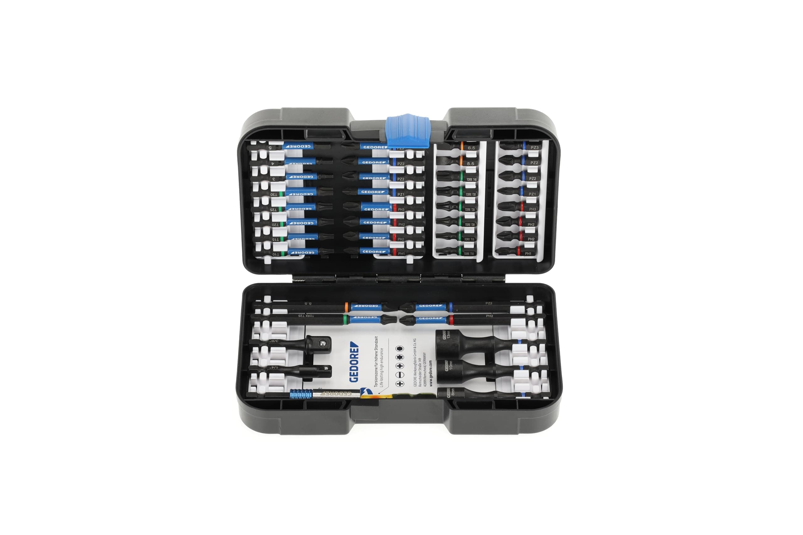 GEDORE 666-042 Torsion Bit Set 42 Pieces