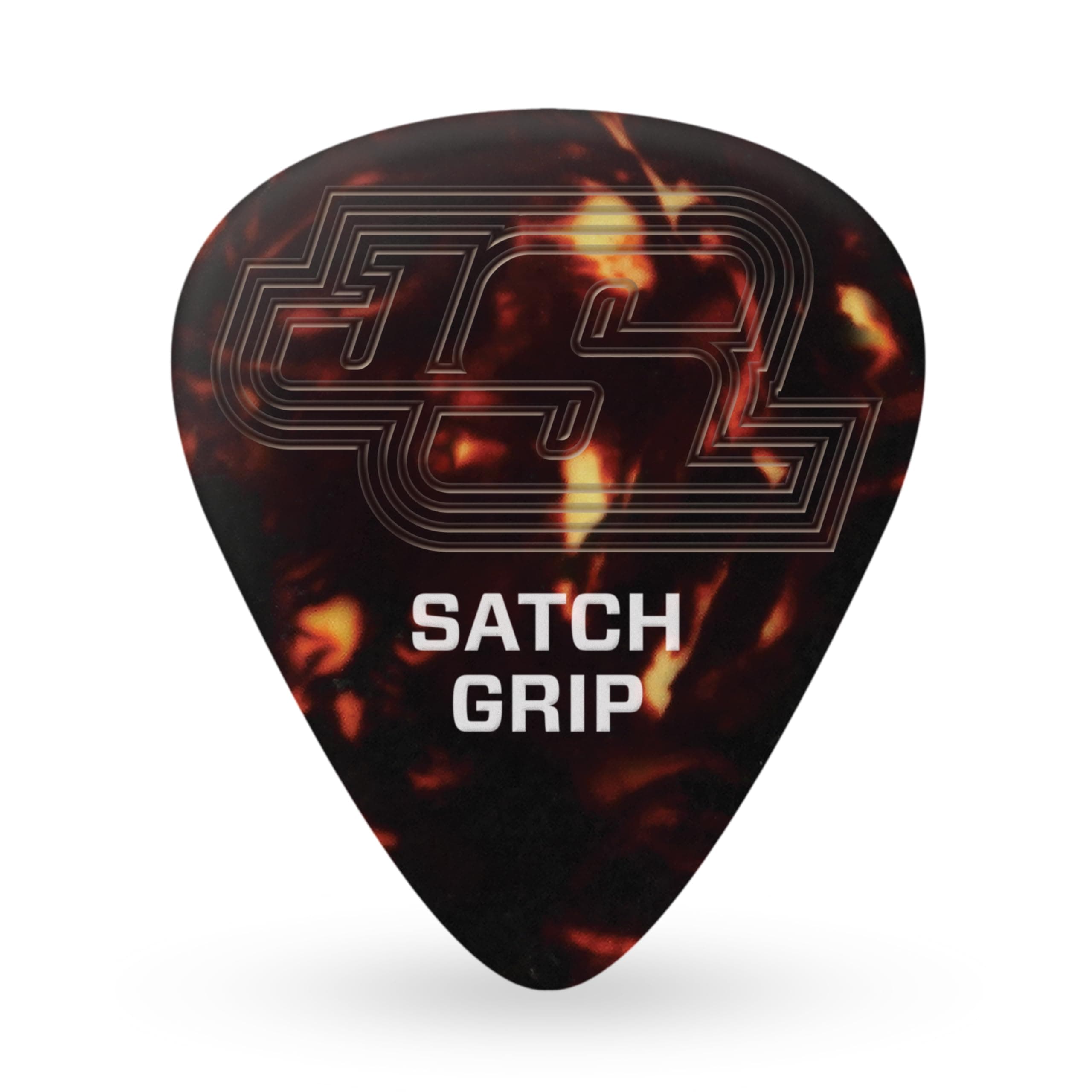 Accessories Joe Satriani Satch Grip Picks - Guitar Picks for Acoustic Guitar, Electric Guitar, Bass Guitar - Anti-Slip DuraGrip - Extra Heavy (1.25mm), 5 Pack