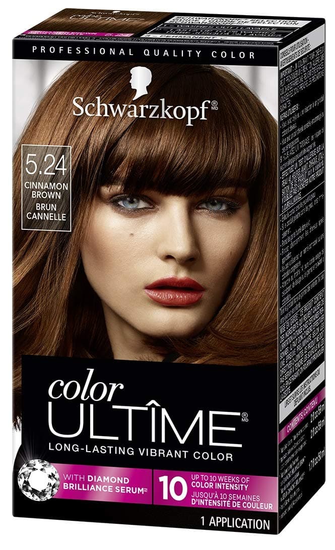 Color Ultime Permanent Hair Color Cream, 5.24 Cinnamon Brown