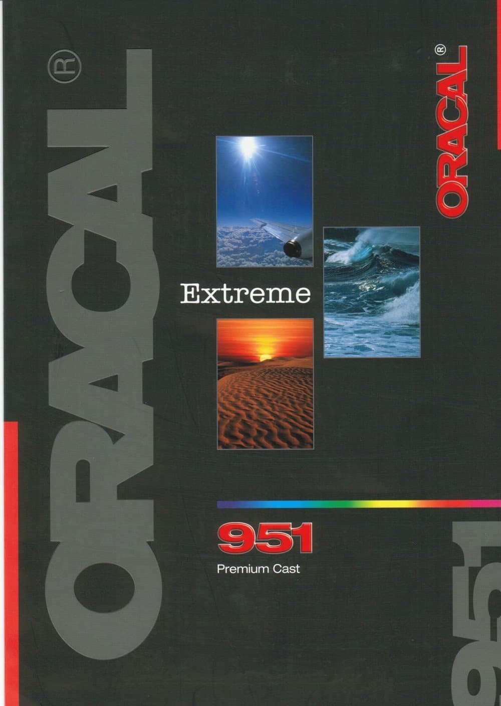 Oracal 951 High Performance Cast 5 m Roll/4 Widths/116 Colours, 091 Gold, 126 cm