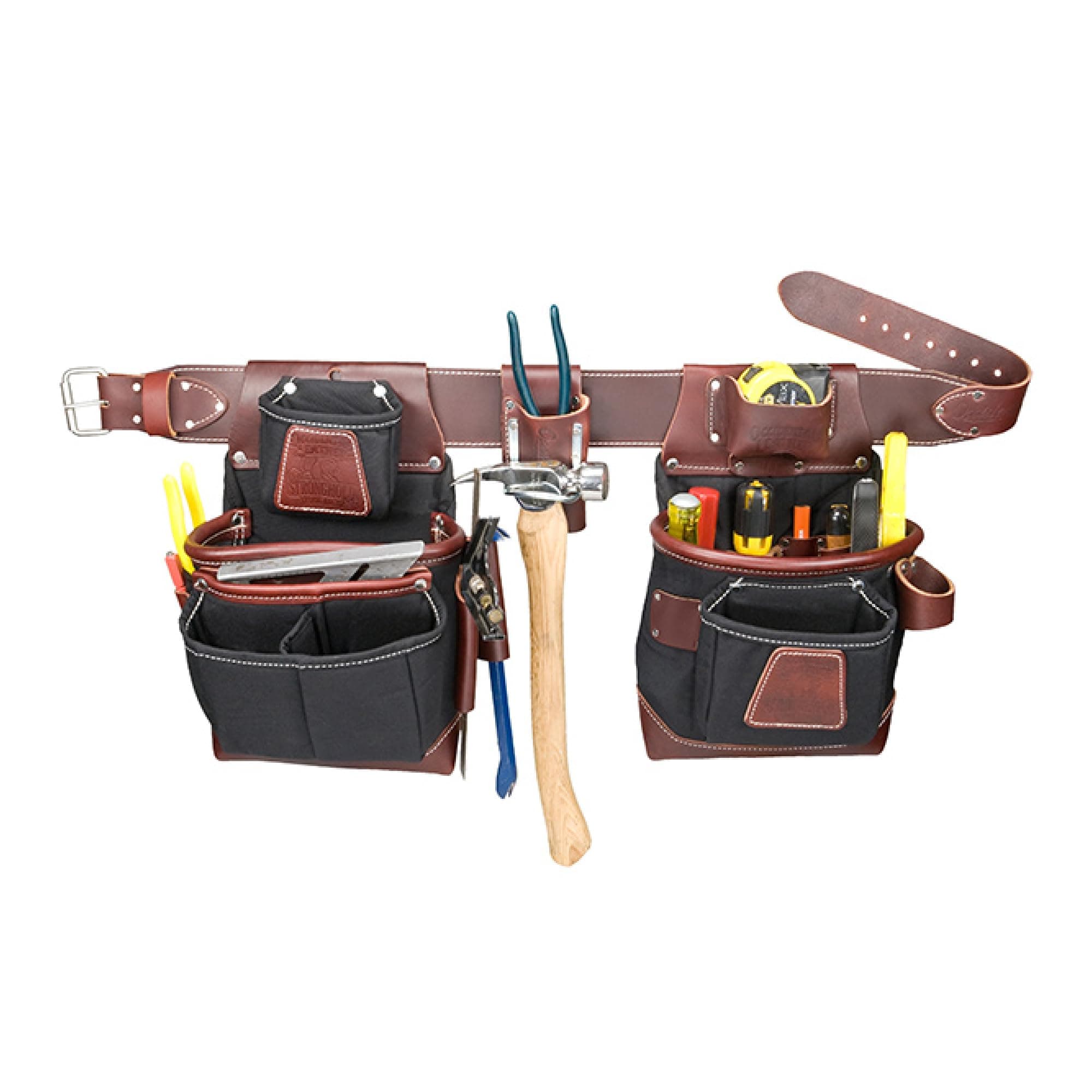 Occidental Leather FatLip Tool Bag Set - Small - 25 Pockets & Tool Holders - Made in USA