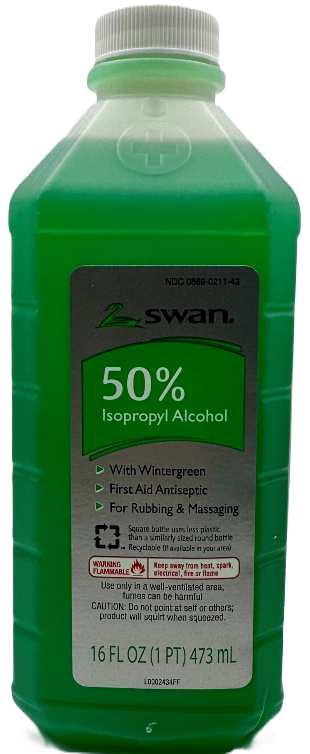Swan 50% Isopropy Alcohol 16 fl oz (Pack of 1)