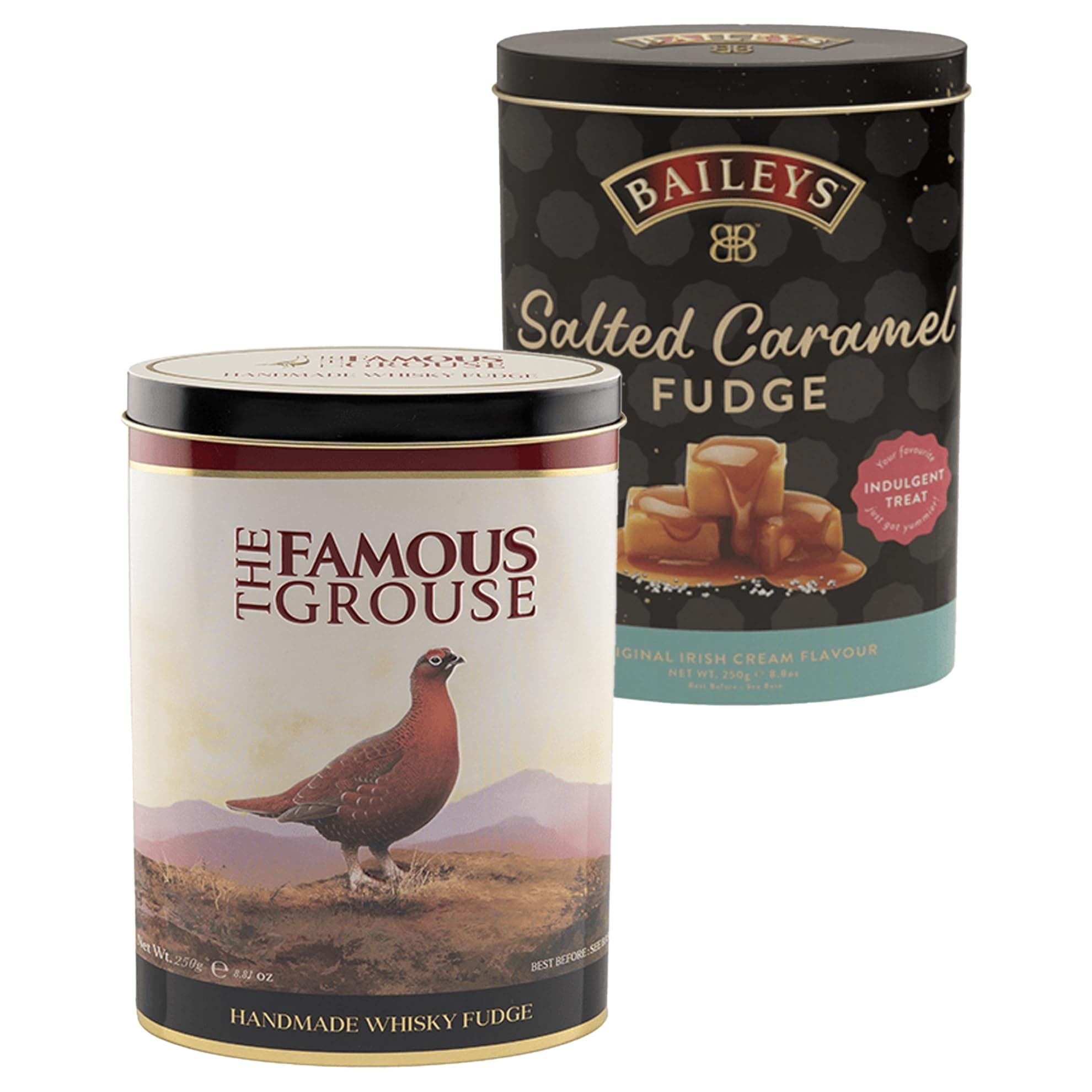 Sea Salt & Caramel Fudge 250g & The Famous Grouse Whisky Fudge 250g - Gift Bundle - Special Events