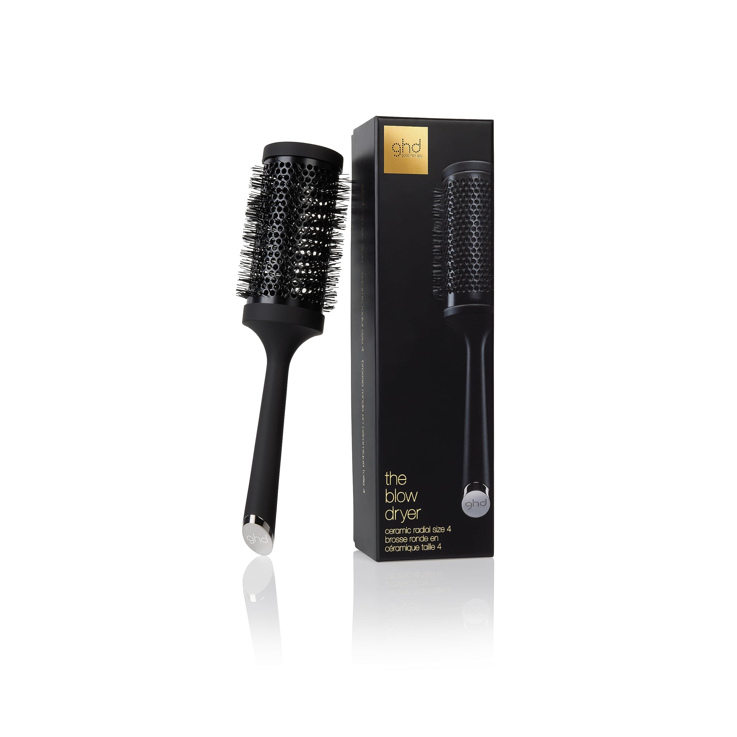 Ceramic Vented Radial Hair Brush, Size 4