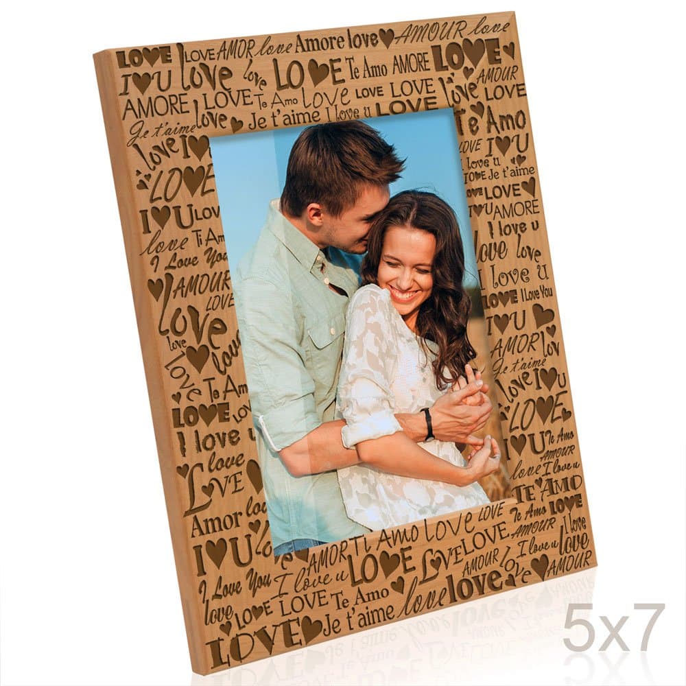 KATE POSH - I Love You, Te Amo, Ti Amo, Je T'Aime Picture Frame (5x7 Vertical)