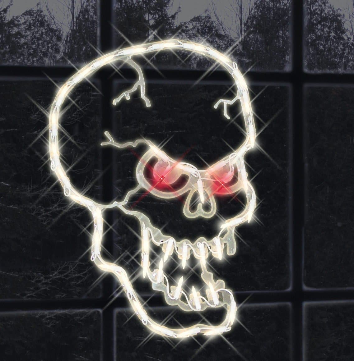 Halloween Skull Silh 13"