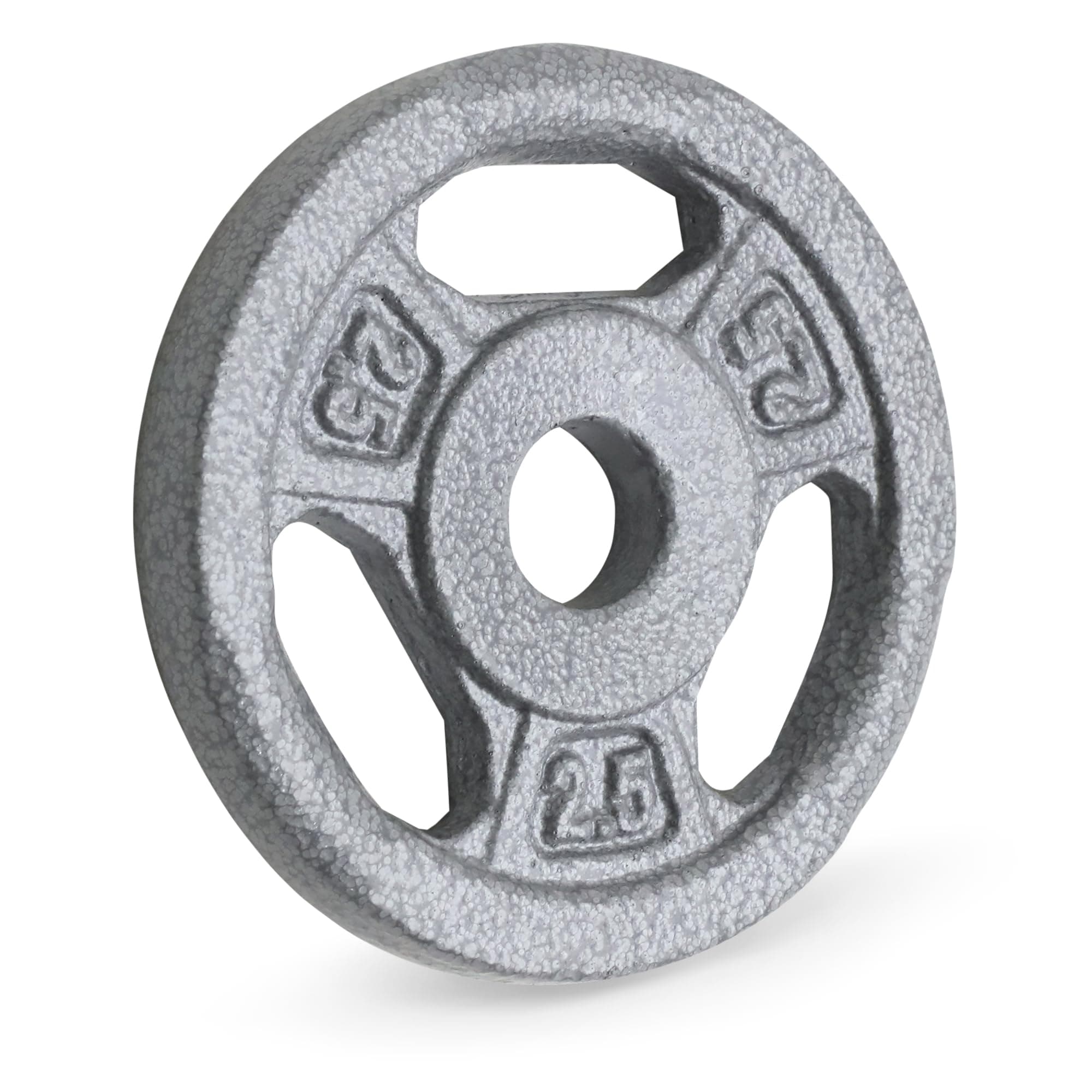 Classic 1" Cast Iron Standard Grip Plates for Strength Training and Weightlifting