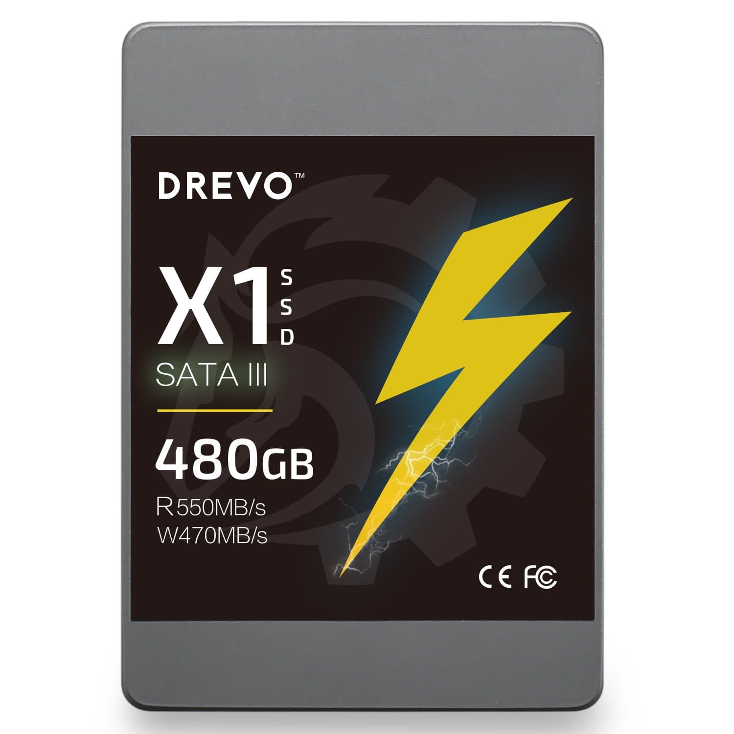DREVO X1 Series 480GB SSD 2.5-inch Solid State Drive SATA3 Read 550MB/S Write 470MB/S