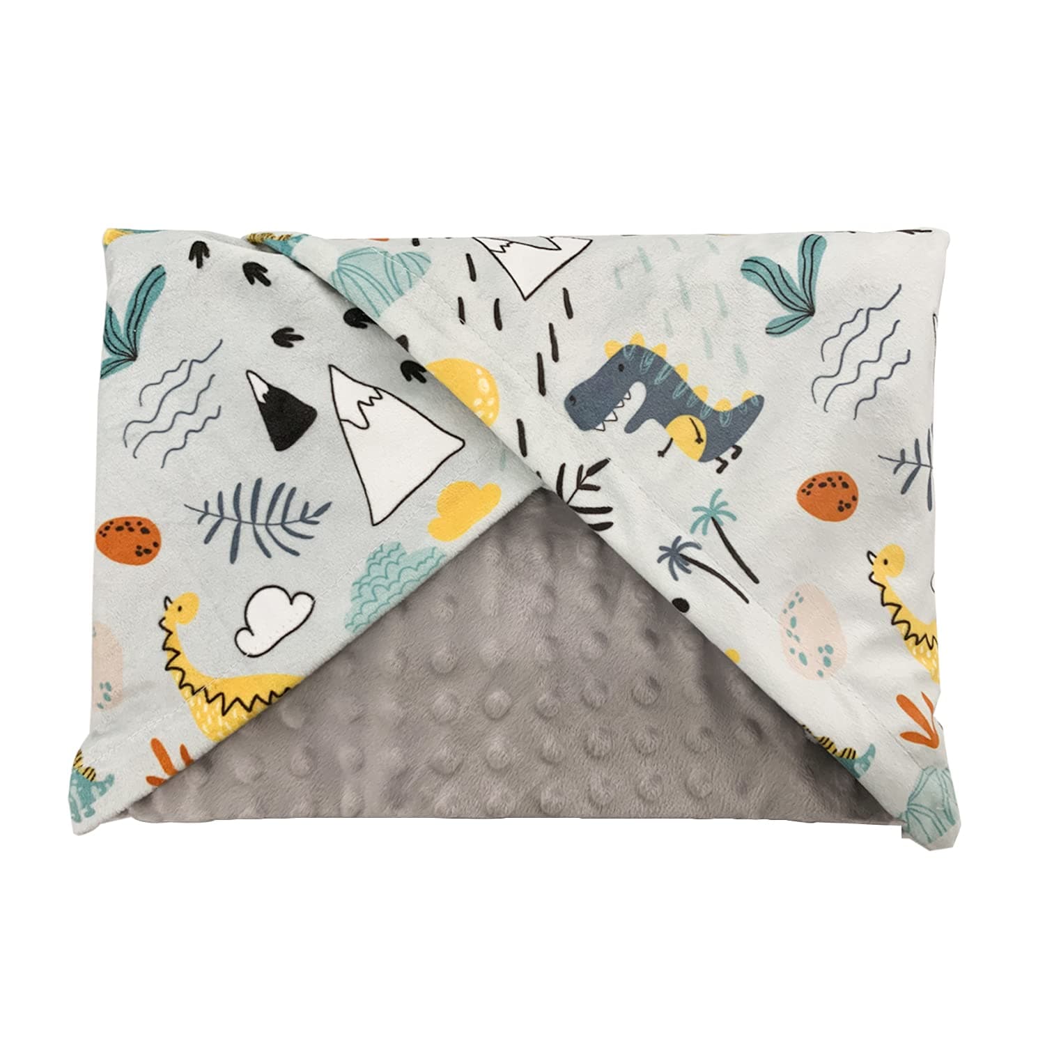 Baby Blanket for Boys and Girls, Super Soft Plush Receiving Blankets with Dotted Backing, Throw Blanket for Newborn Shower Gifts, Toddler, Unisex Baby (30" x 40", Dinosaur)