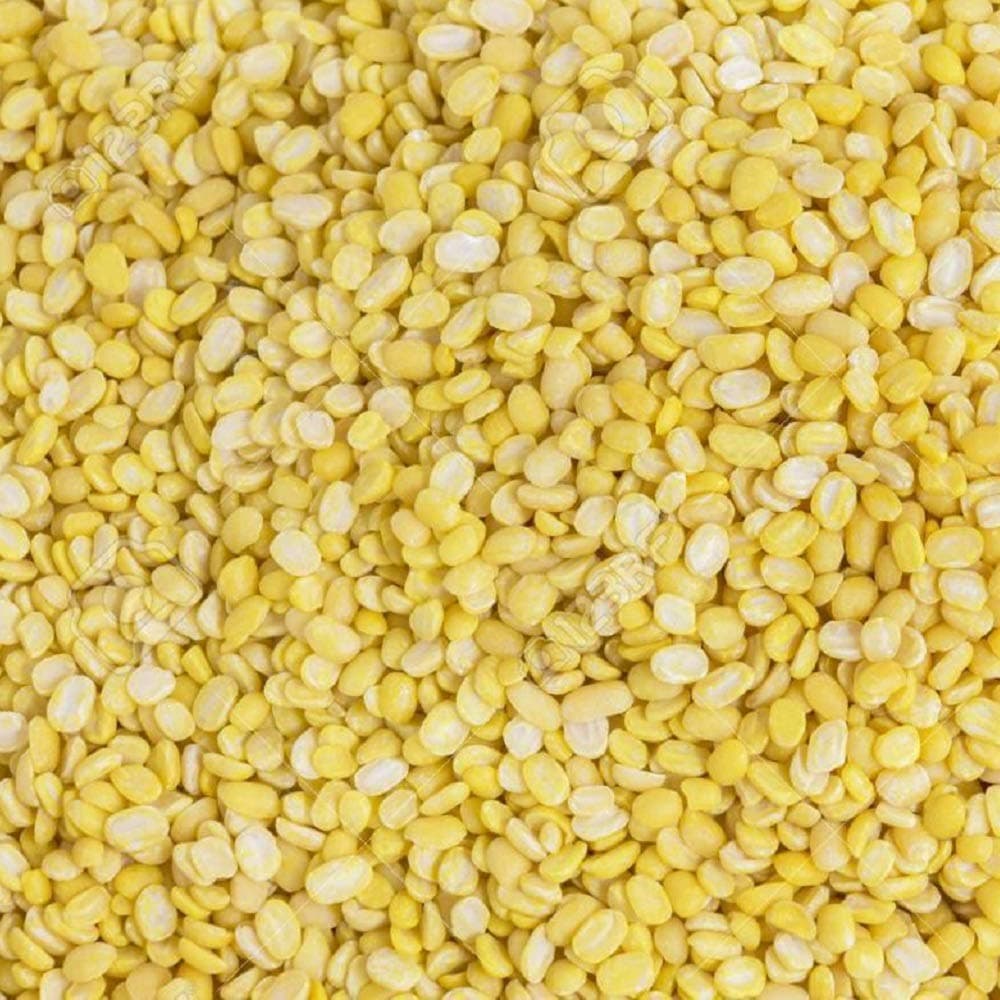 Organic Swaad Yellow Mung (Moong) Dal Split Hulled (Without Skin) 1kg EU and India Organic Certified