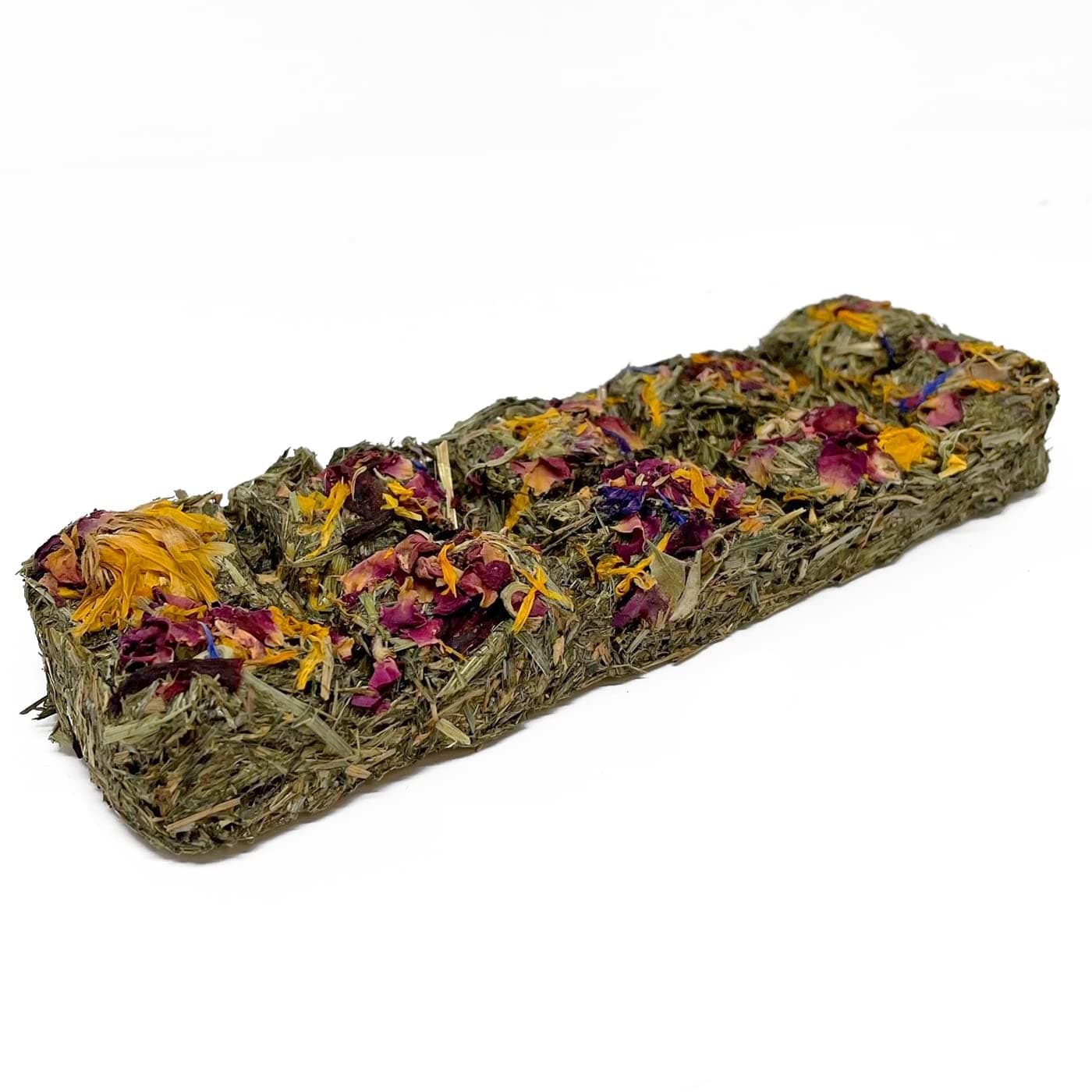 Tortoise Forage Bar - Flower 3pk | 100% Natural Botanical Treat, Boredom-Busting Enrichment