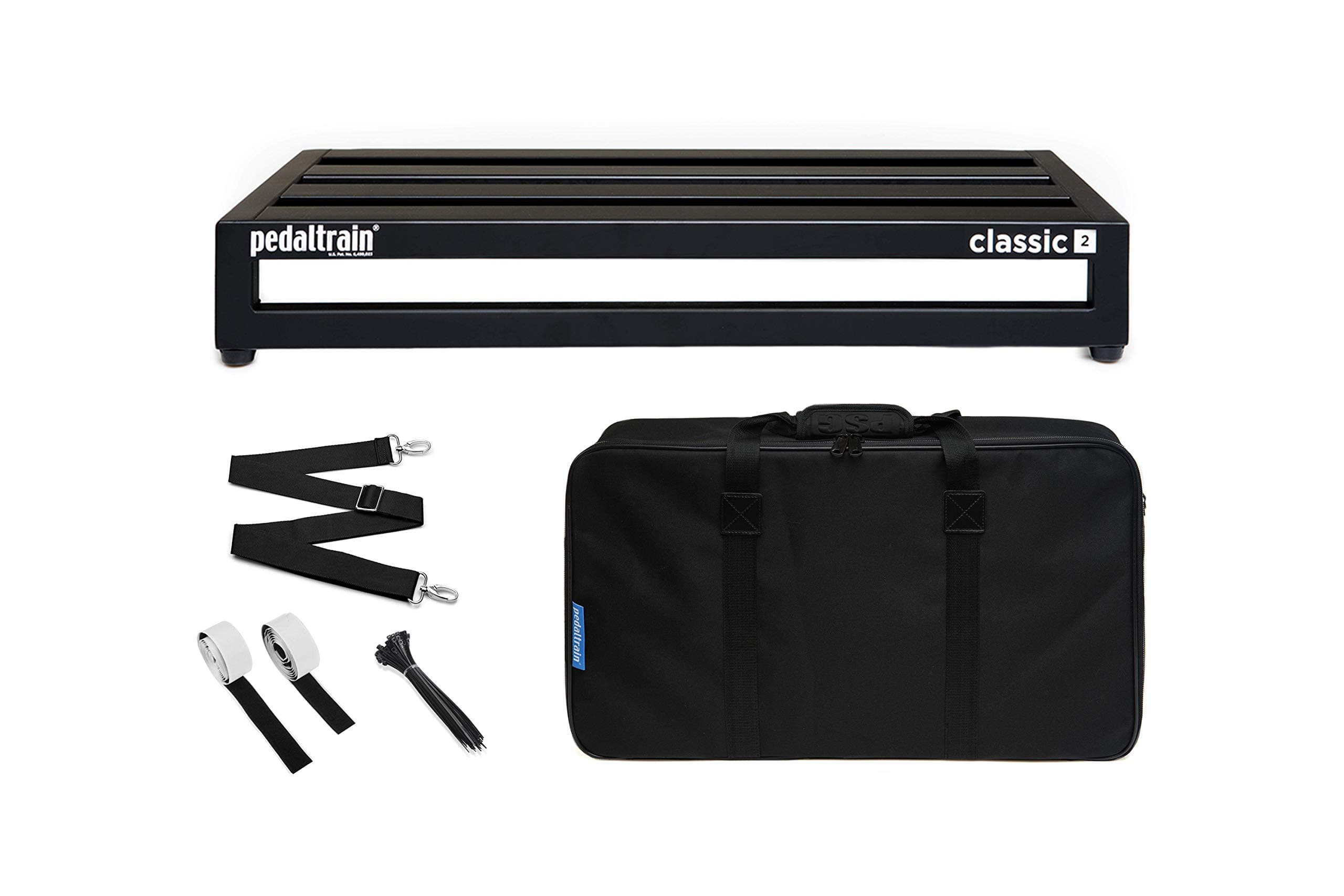 Pedaltrain PT-CL2-SC Classic 2 with Soft Case 4 Rails - 24” x 12.5”