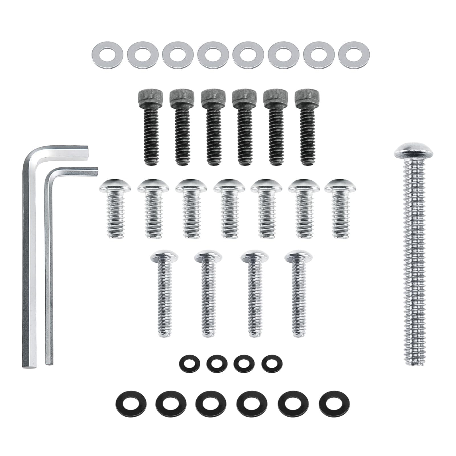 18PCS Motorcycle Batwing Inner Fairing Windshield Trim Screws Bolts Kit Stainless Steel Fit For Harley Touring Street Glide Electra Glide Road Glide Ultra Limited and Tri Glide Models 1996-2026