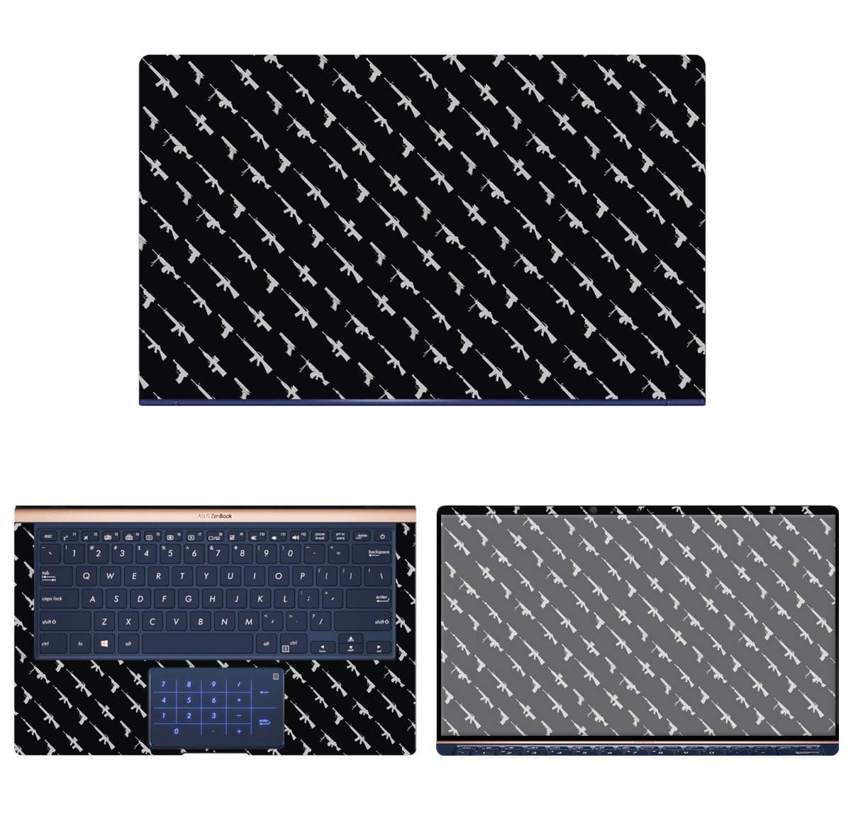 decalrus - Protective Decal Skin Sticker for Asus ZenBook 13 UX333FA (13.3" Screen) case Cover wrap ASzenbk13_ux333-79