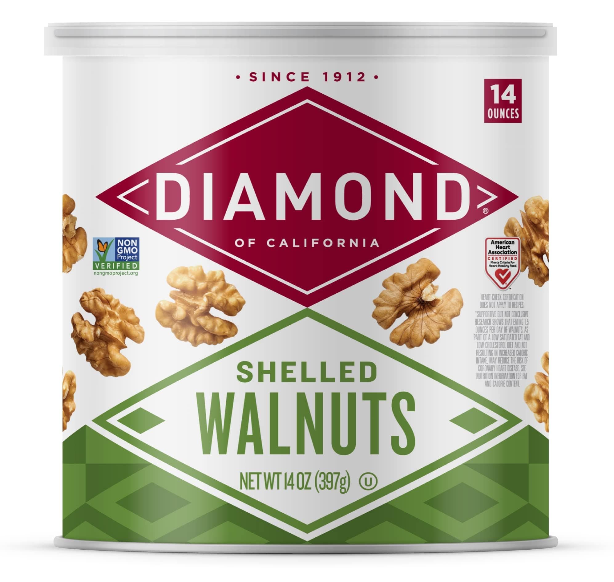 Diamond of CaliforniaShelled Walnuts 14 oz 1unit
