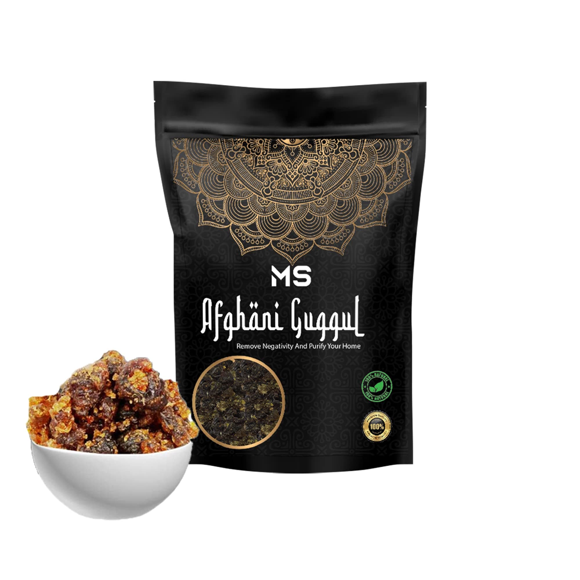 Mini Storify - Natural & Organic Afghani Guggul - 250 gm - Pure and Organic Guggal/Gugal Dhoop Original - Natural Air Purifier for Home Puja and Hawan
