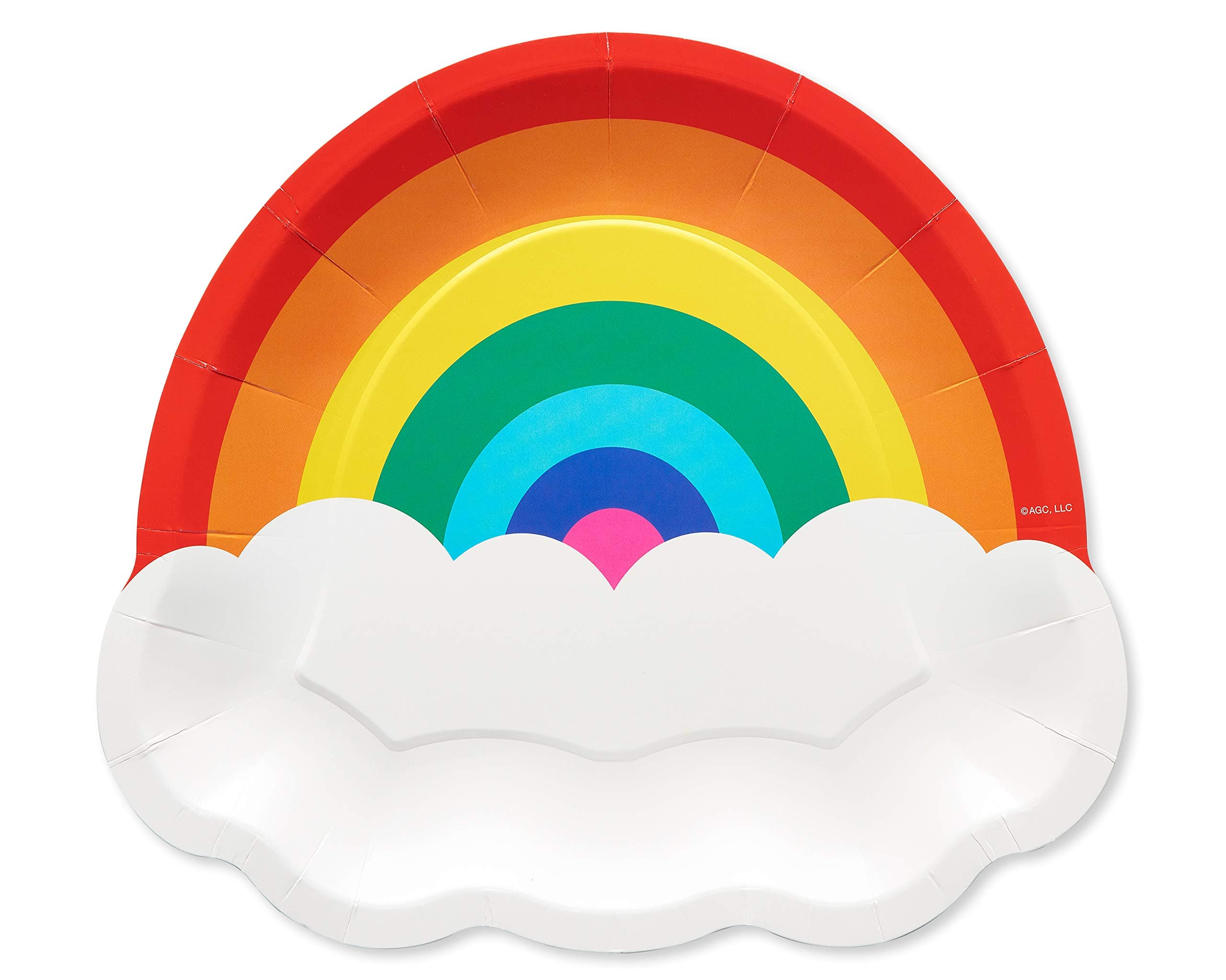 Rainbow Party Supplies, Dinner Plates (36-Count)