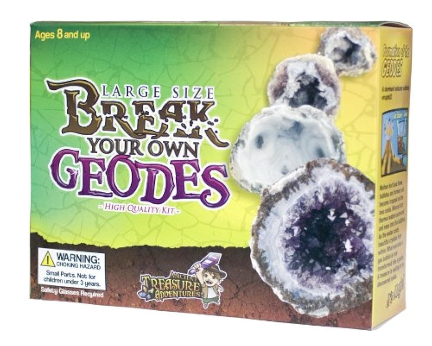 Large Size Break Open Geodes Kit - 12 Whole Geode