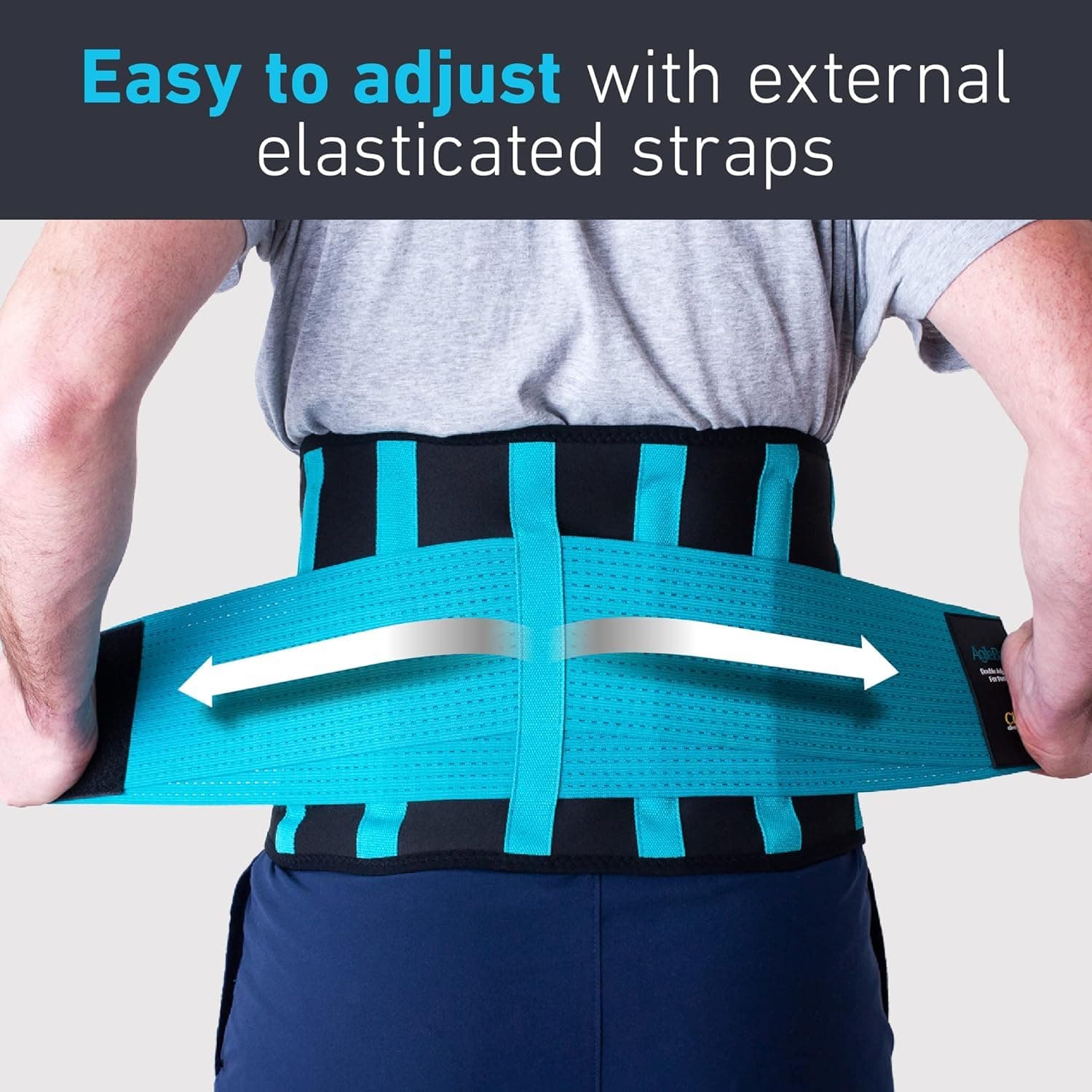 Clever Yellow Back Support Belt, the Only Certified Medical-Grade Support for Pain Relief and Injury