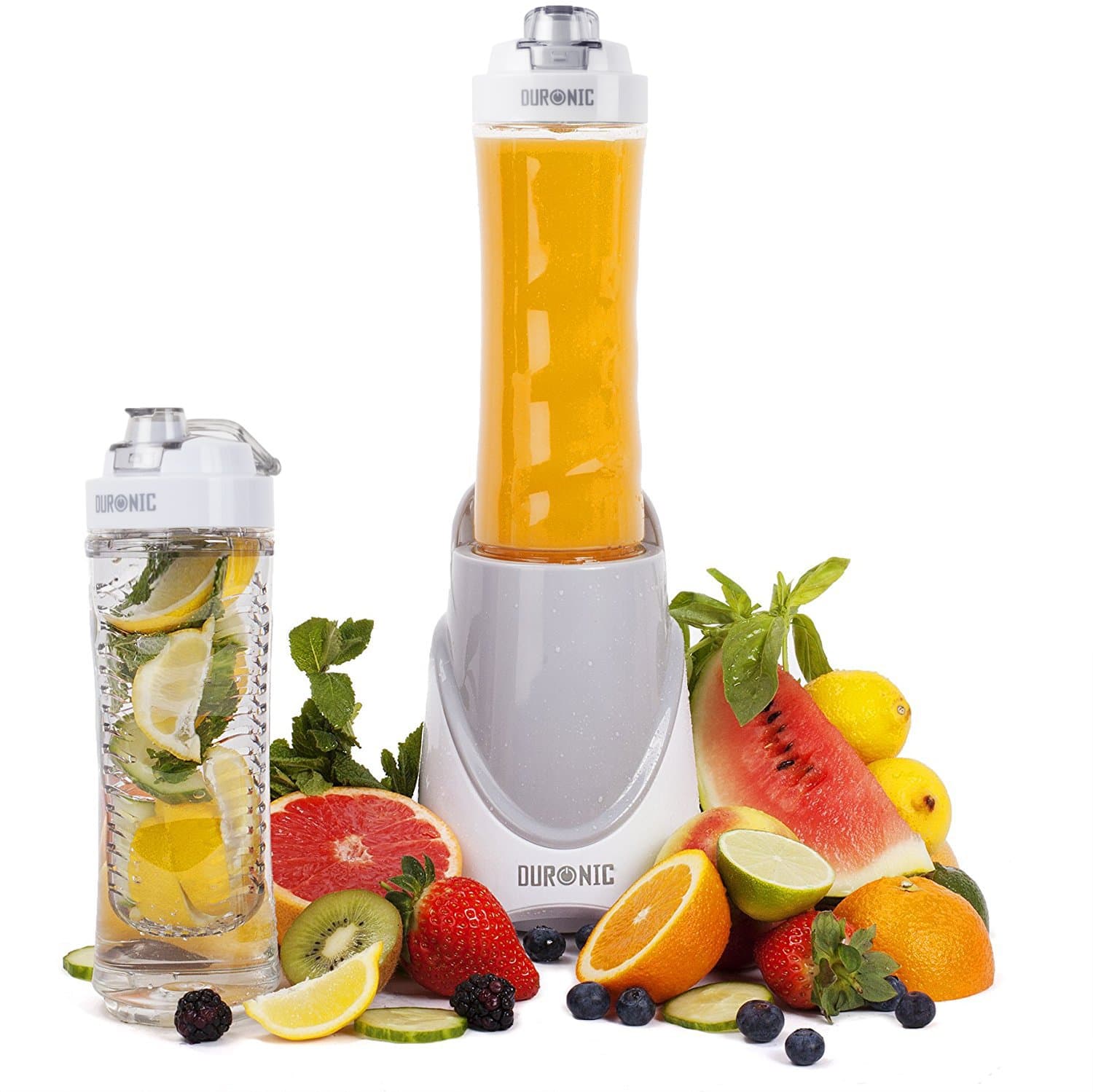 HEALTHY KICKSTARTER Blend and Go Duronic BL3 /W Personal Sports Smoothie Protein Shake 300W Blender with 2 X BPA Free 600ml Bottle