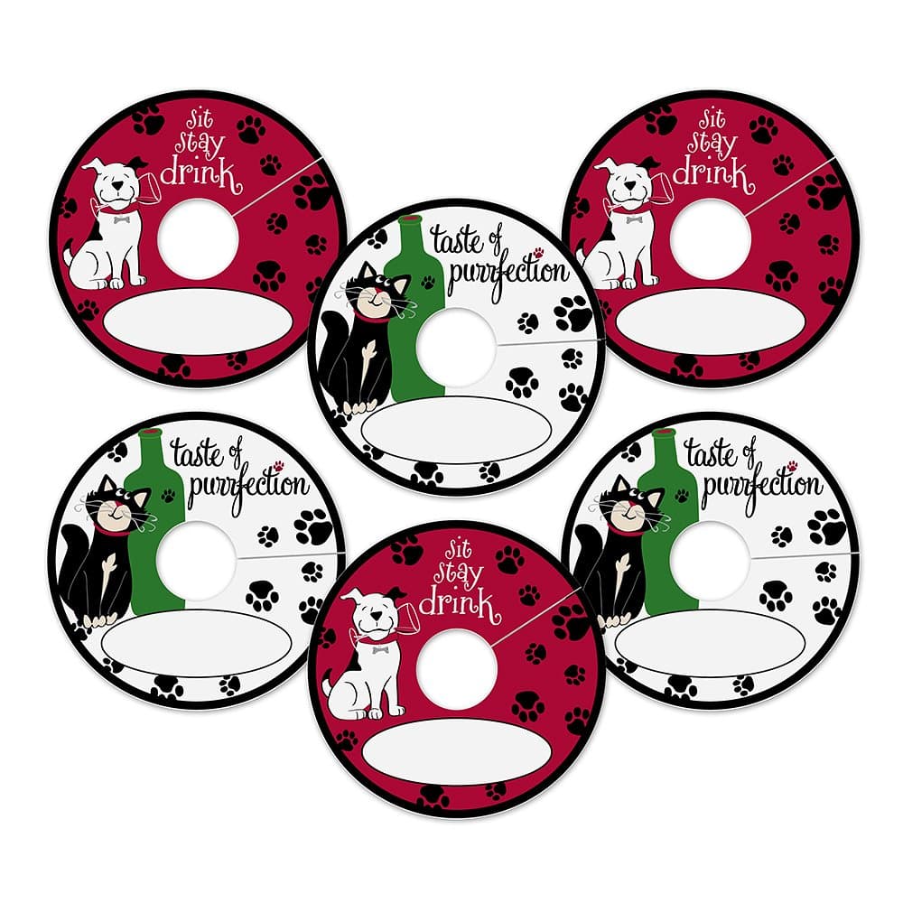 Epic Pet Party My Glass Tags Set of 24#82-017