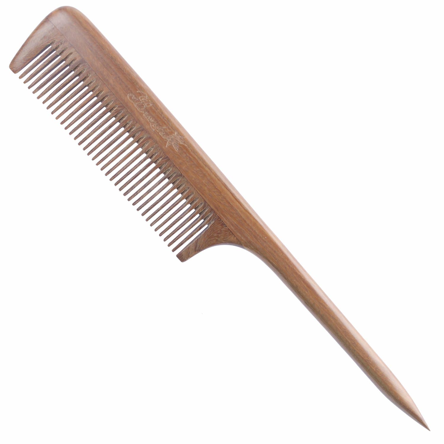 Breezelike Hair Combs - Sandalwood Fine Tooth Comb - No static Natural Aroma Wooden Tail Comb for Women