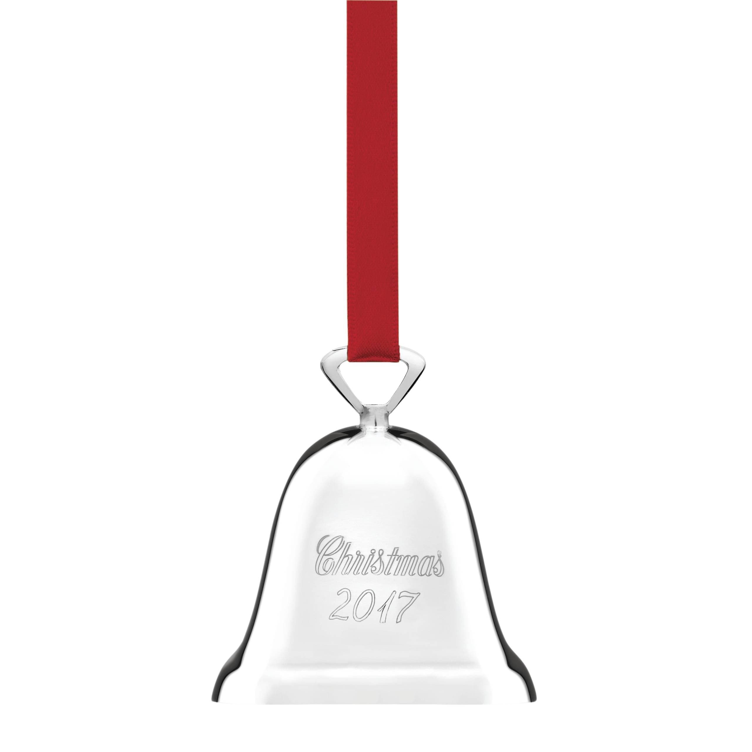 Reed & Barton Christmas Bell 2017 - Silverplated Ornament