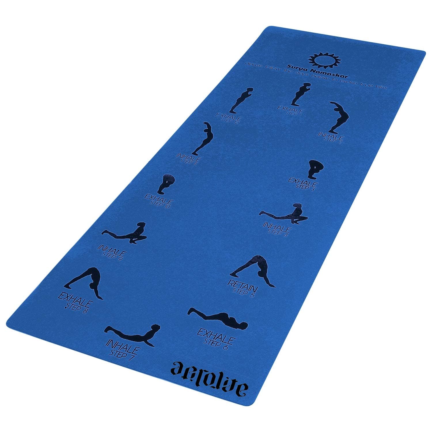 AEROLITE Printed Yoga mat Extra Long Extra Wide/Fitness Mat (6.5mm