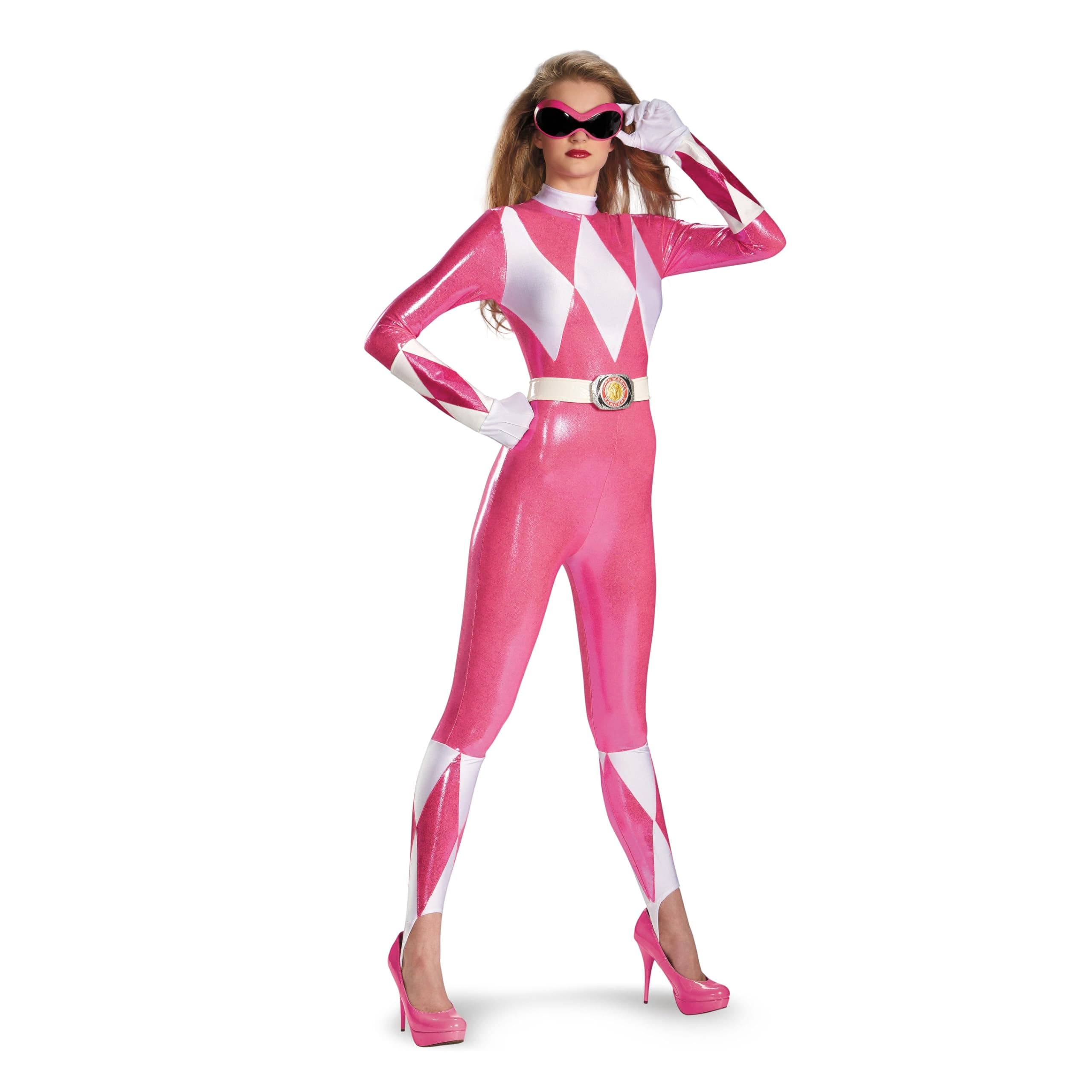 Disguise womens Pink Ranger Adult Costume Adult Sized Costumes (pack of 1)