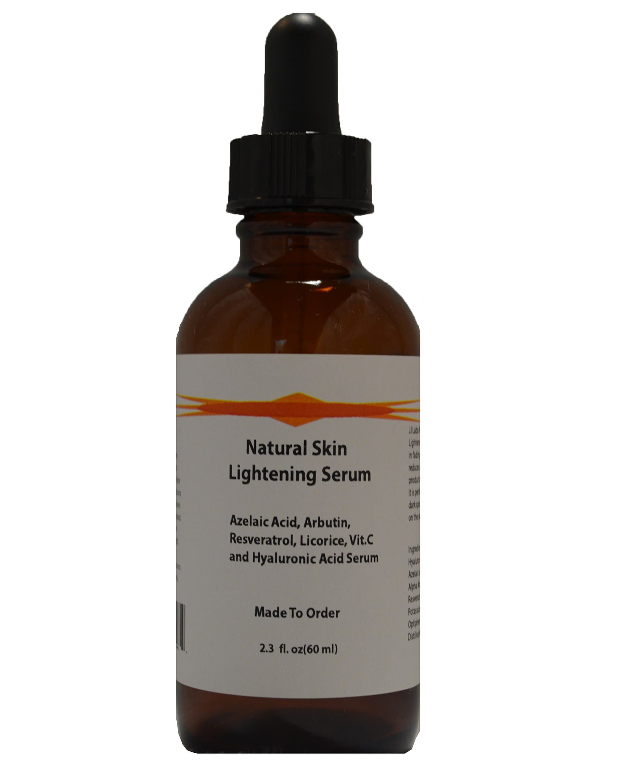 Natural Skin Lightening Serum with Azelaic Acid, Arbutin & Hyaluronic Acid (2.3oz)