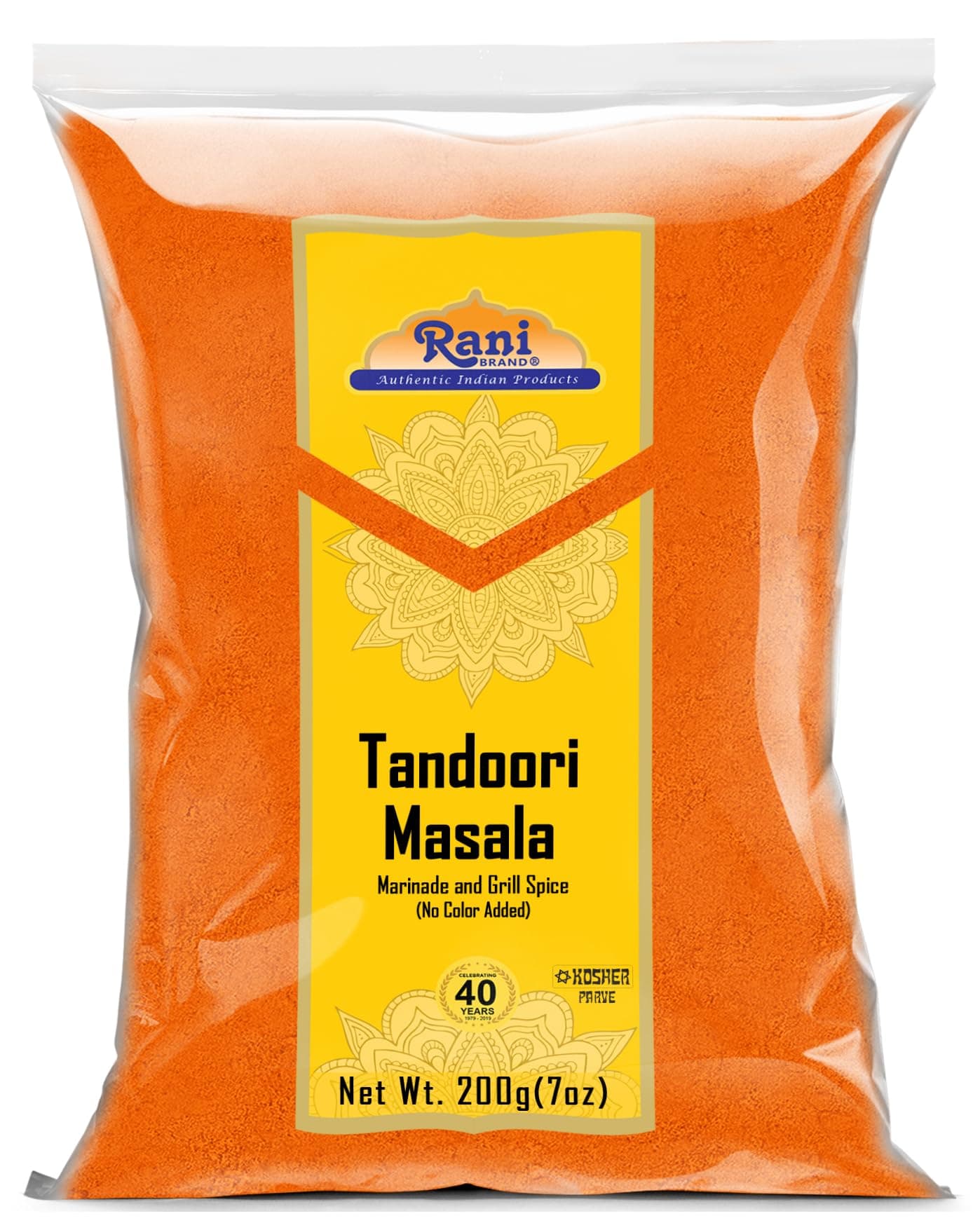 – Rani Tandoori Masala (Natural, No Colors Added) Indian 11-Spice Blend 7oz (200g) ~ Salt Free | Vegan | Gluten Friendly | Non-GMO…