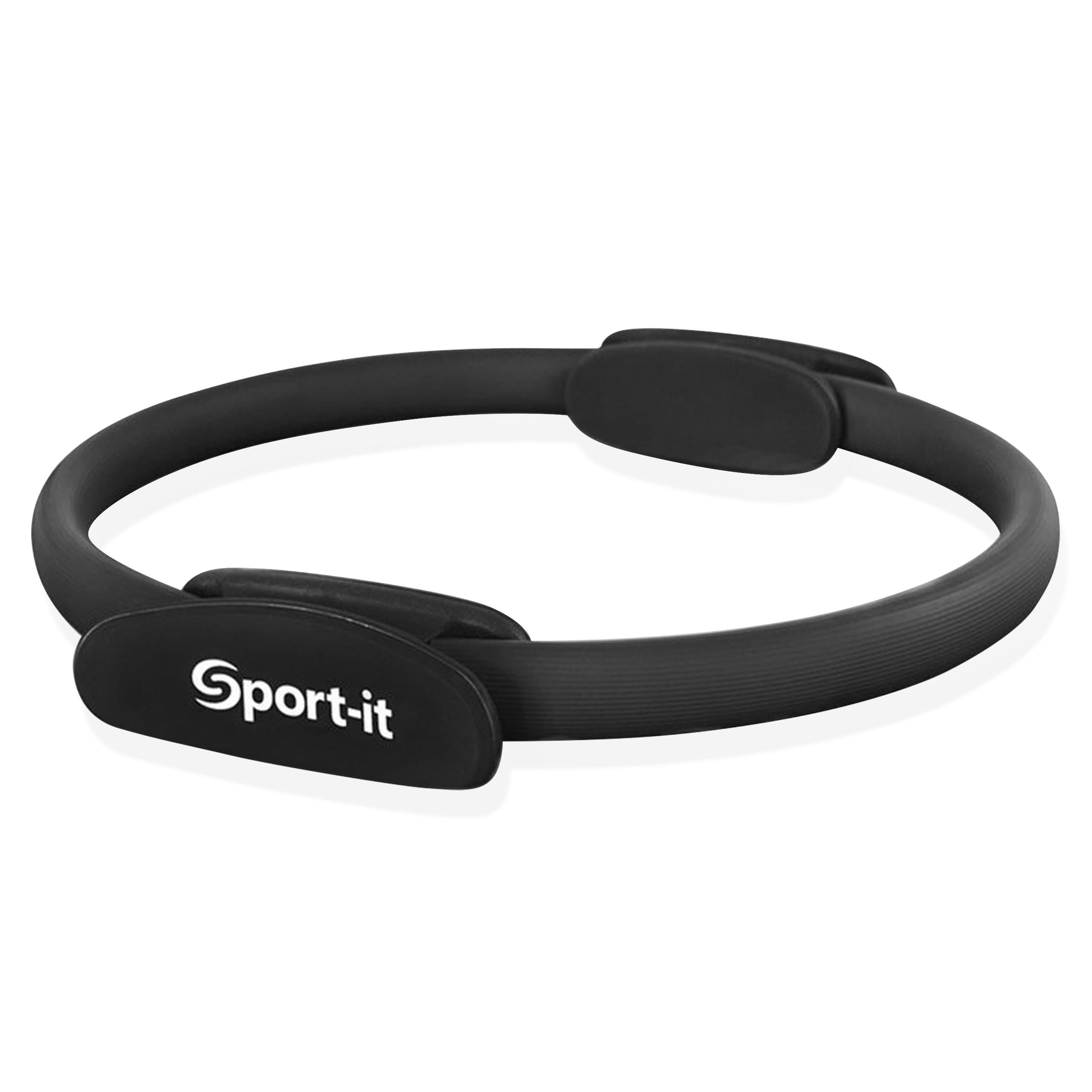 Premium Quality Pilates Ring + Free Exercise Guide | Sport-it Fitness 14 Inch Magic Circle - Tone Shape Sculpt with Confidence - Perfect Resistance for Full-Body Workout + YogaGet Results NOW