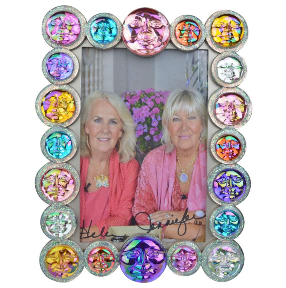 Kirks Folly 40th Anniversary Seaview Water Moon Picture Frame silvertone