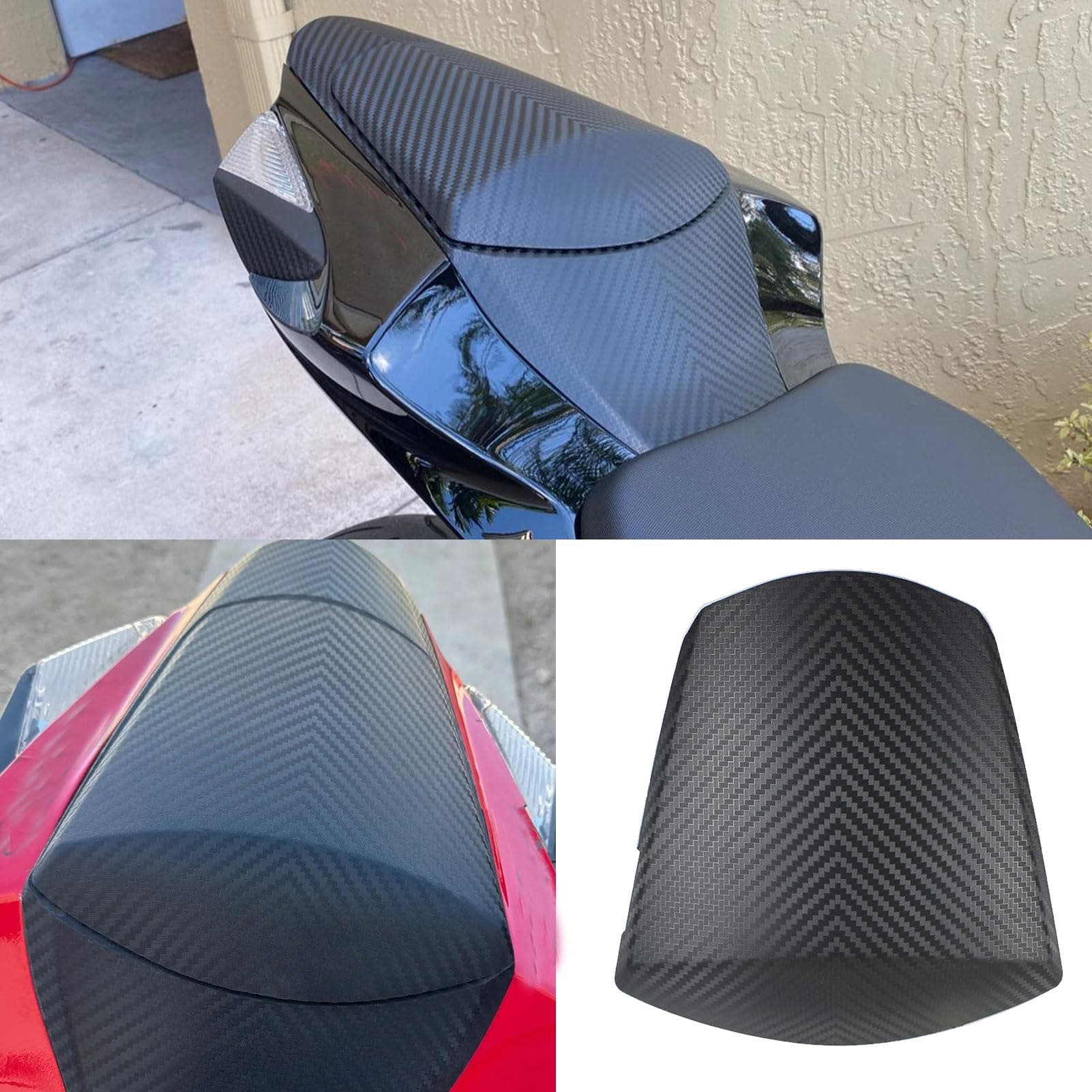 Rear Seat Cover Cowl Passenger Pillion Tail Solo Seat Cowl Fairing fit for Su-zu-ki GSXR 600 GSXR 750 GSX-R 600 GSX-R 750 2011 201 2013 2014 2015 2016 2017 2018 2019 2020 2021 2022 2023