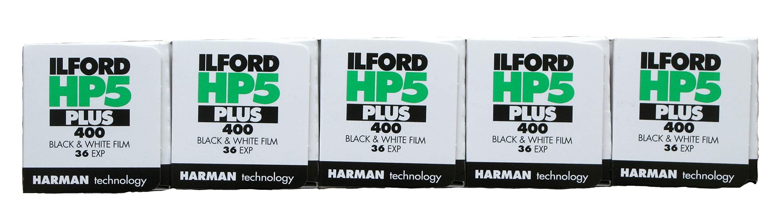 5 Rolls Ilford HP5 400 Film 36 Exp