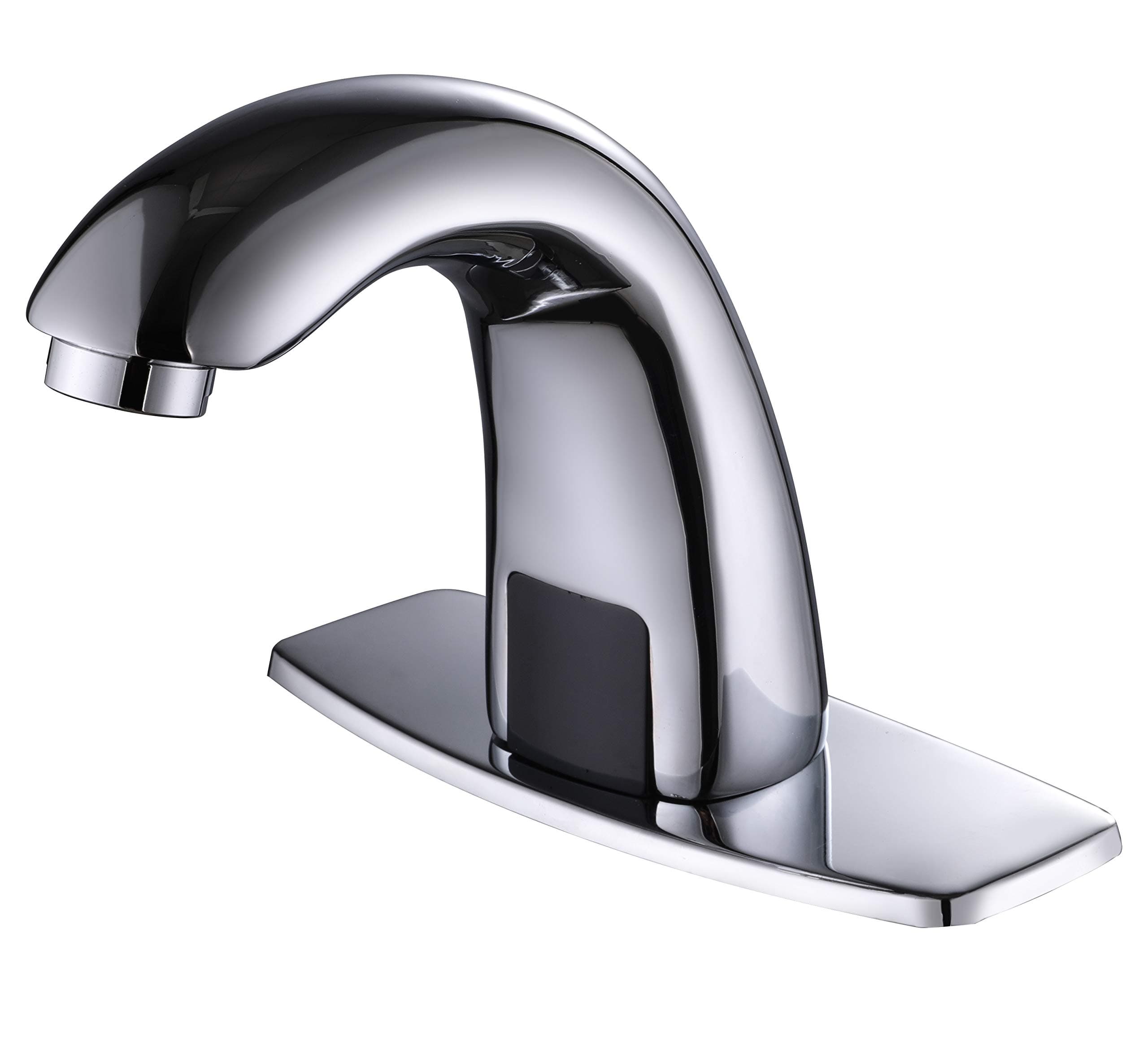 Charmingwater Touchless Bathroom Sink Faucet, Hands Free Automatic Sensor Faucet with Hole Cover Plate, Chrome