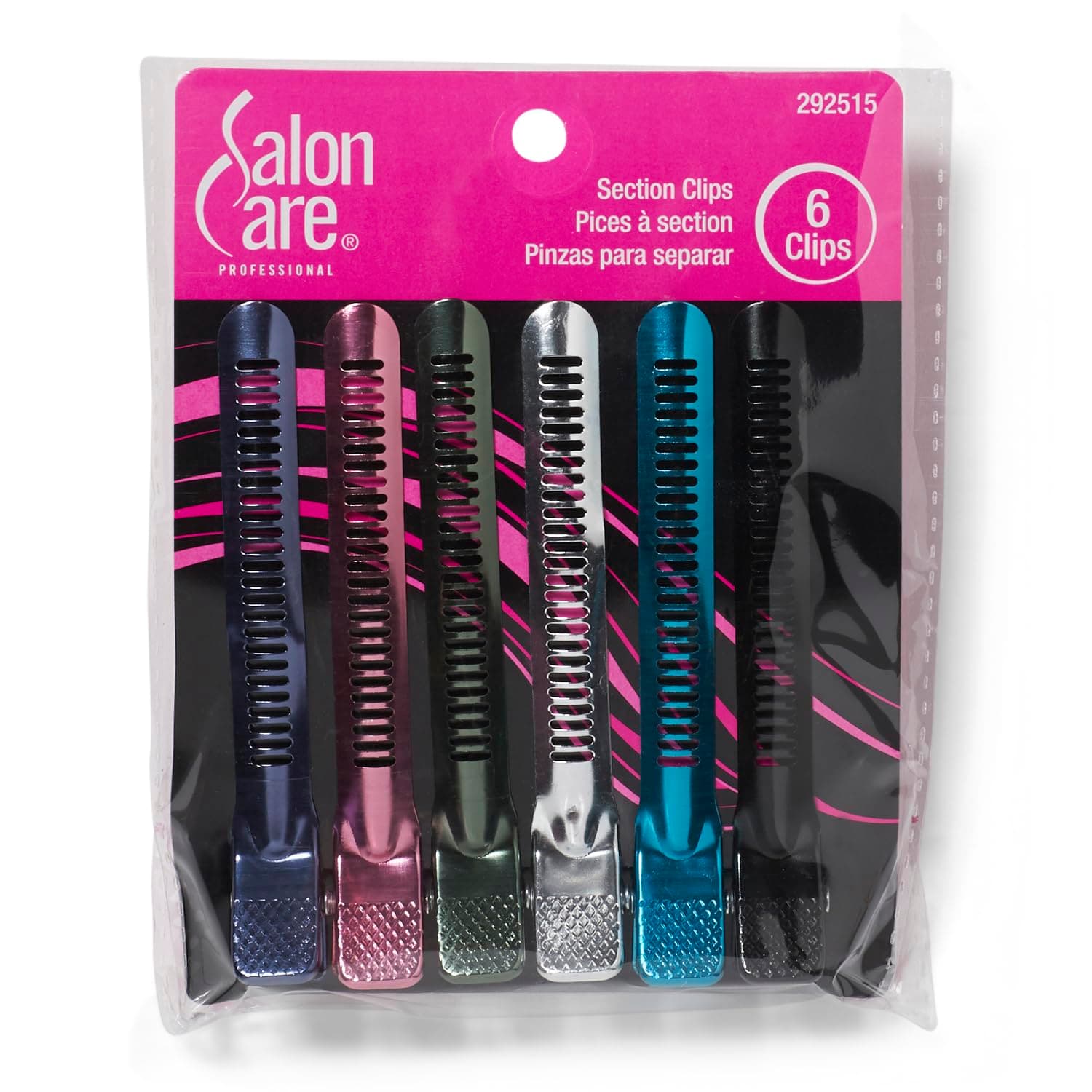 Salon Care Metal Section Clips