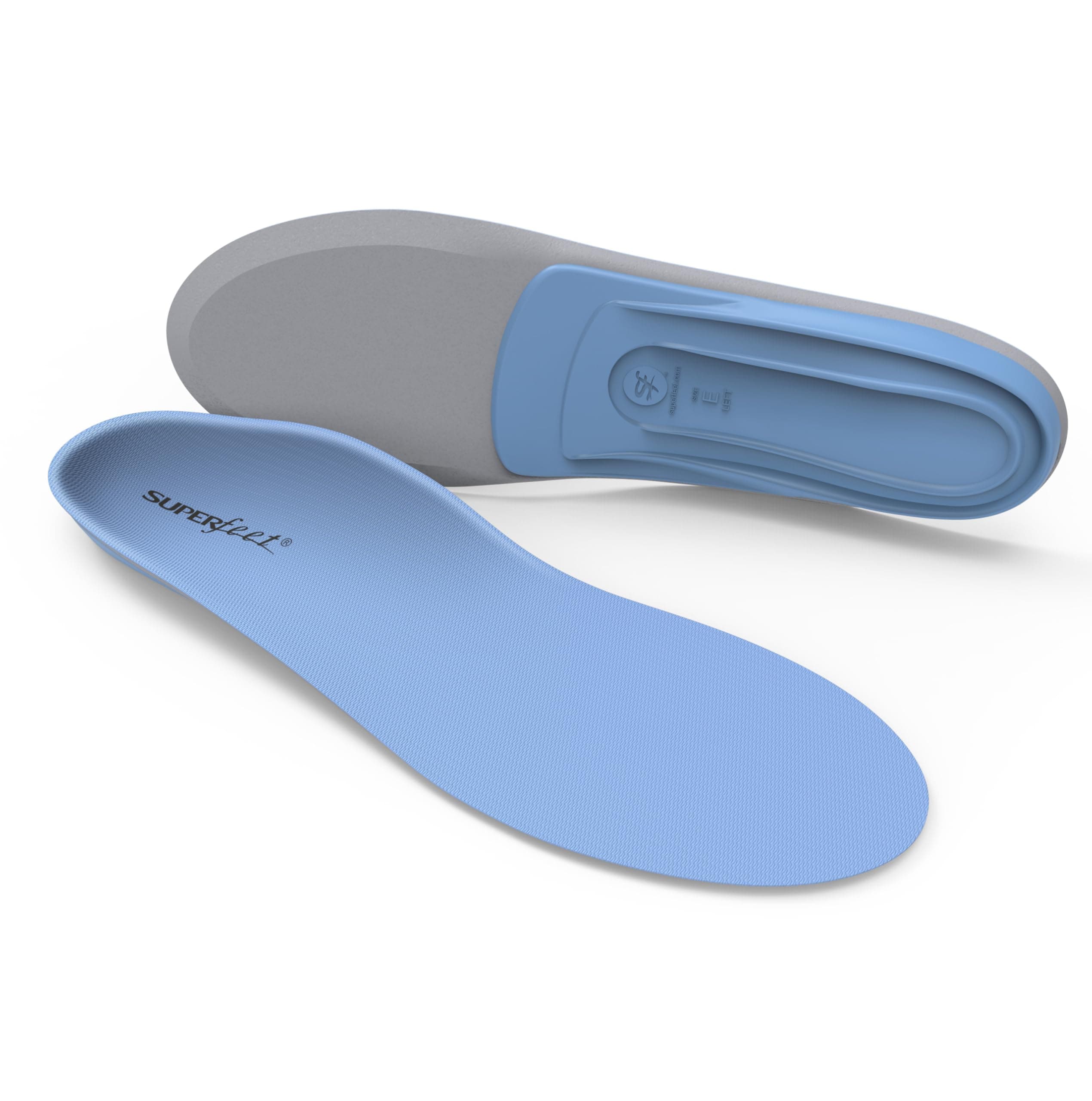 All-Purpose Support Medium Arch Insoles (Blue) - Trim-To-Fit Orthotic Shoe Inserts - Professional Grade - Men 9.5-11 / Women 10.5-15