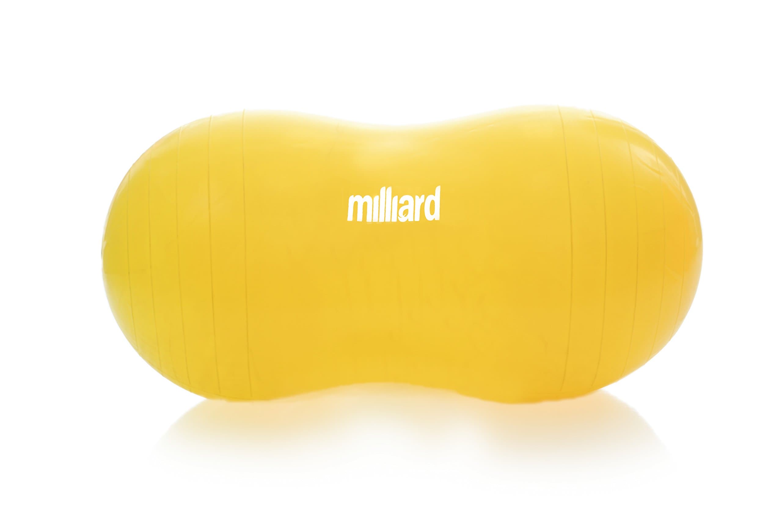 Milliard Peanut Ball Physio Roll for Exercise, Therapy, Labor, Birthing and Dog Training