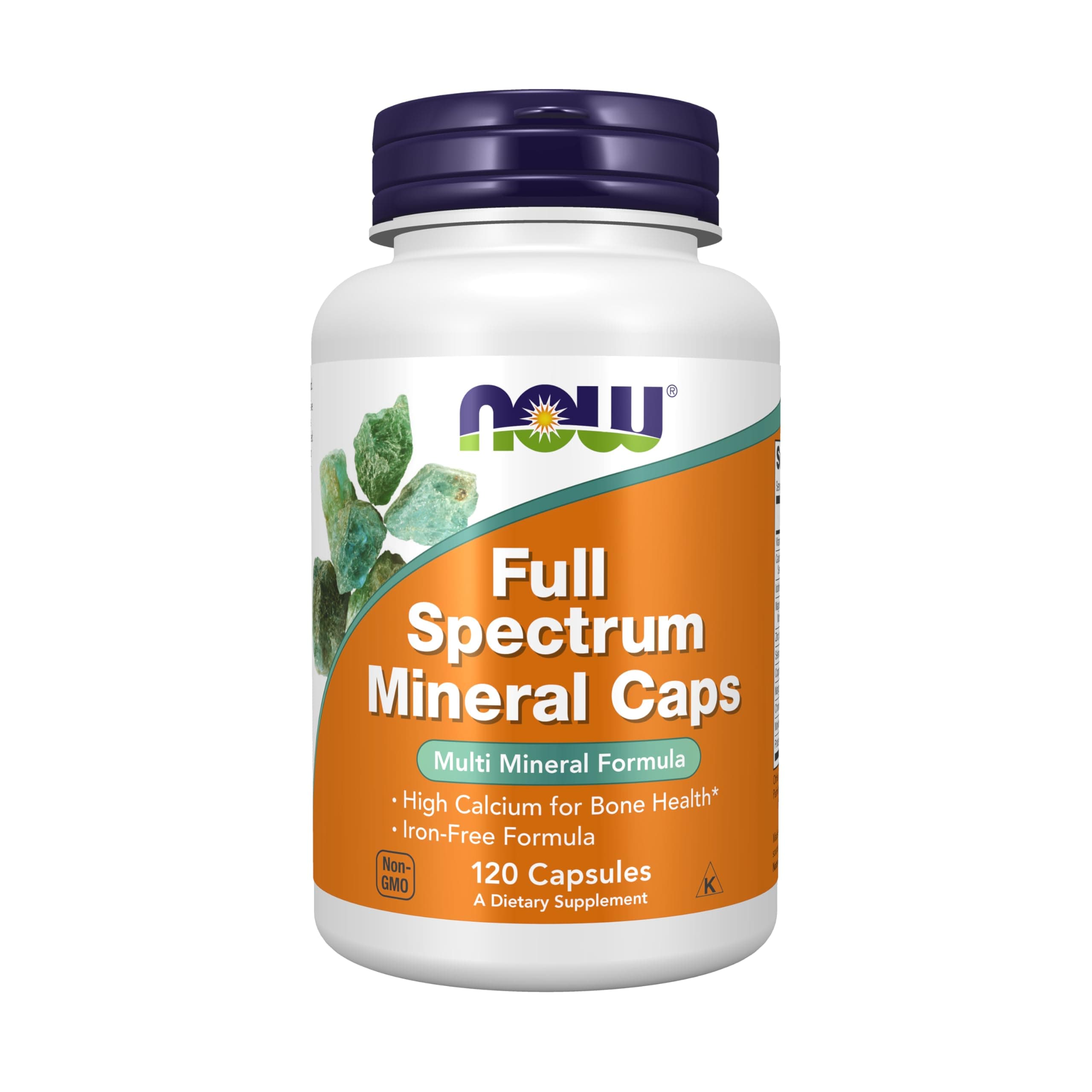 NOW Supplements, Full Spectrum Mineral Caps, Multi Mineral Formula, 120 Veg Capsules