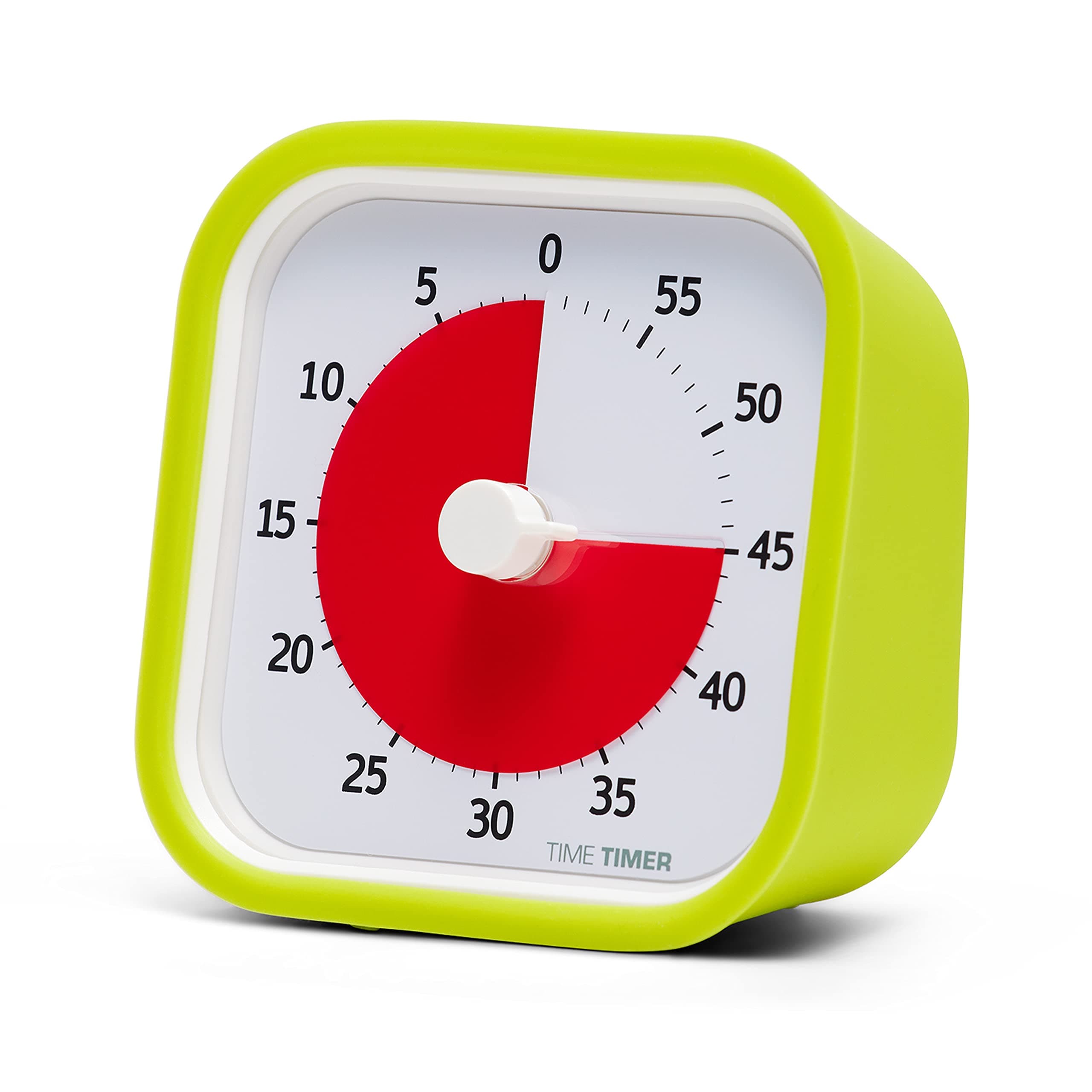 TIME TIMER 60 Minute MOD Education Edition — Visual Timer for Kids Classroom Learning, Elementary Teachers Desk Clock, Homeschool Study Tool and Office Meetings with Silent Operation (Lime Green)