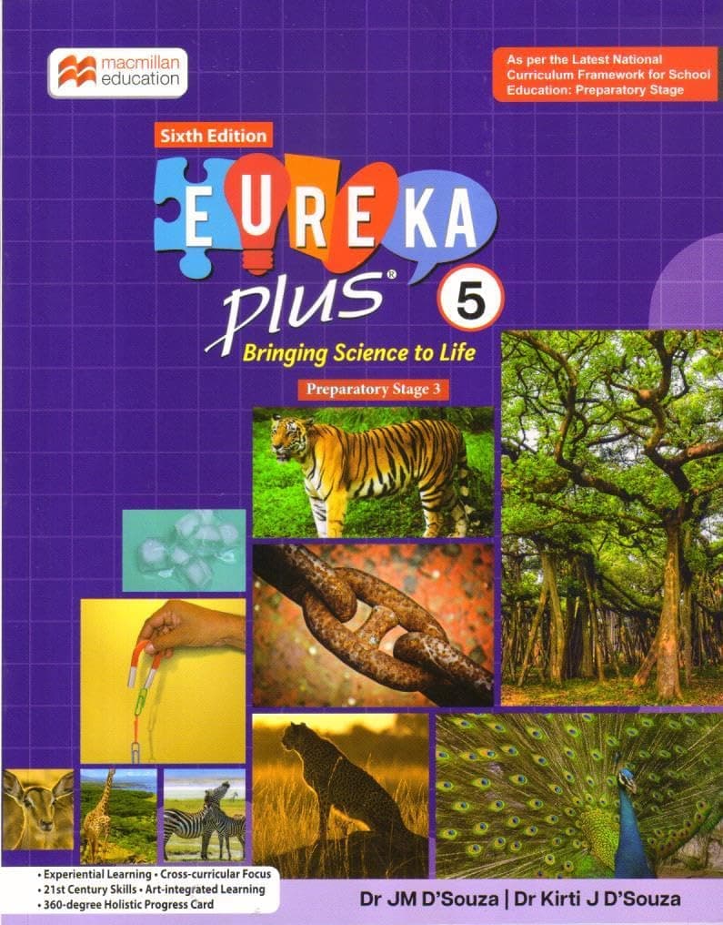 Macmillan Eureka Plus Science Textbook For Class 5 (2024 Edition)