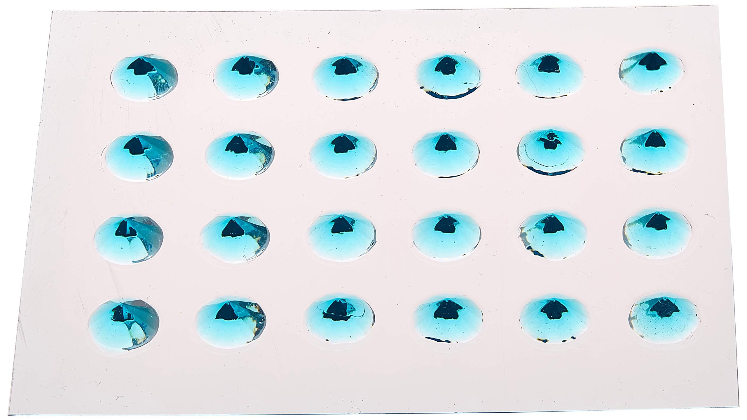 Edible By Design Ice Blue Gel Diamonds, 10mm x 24