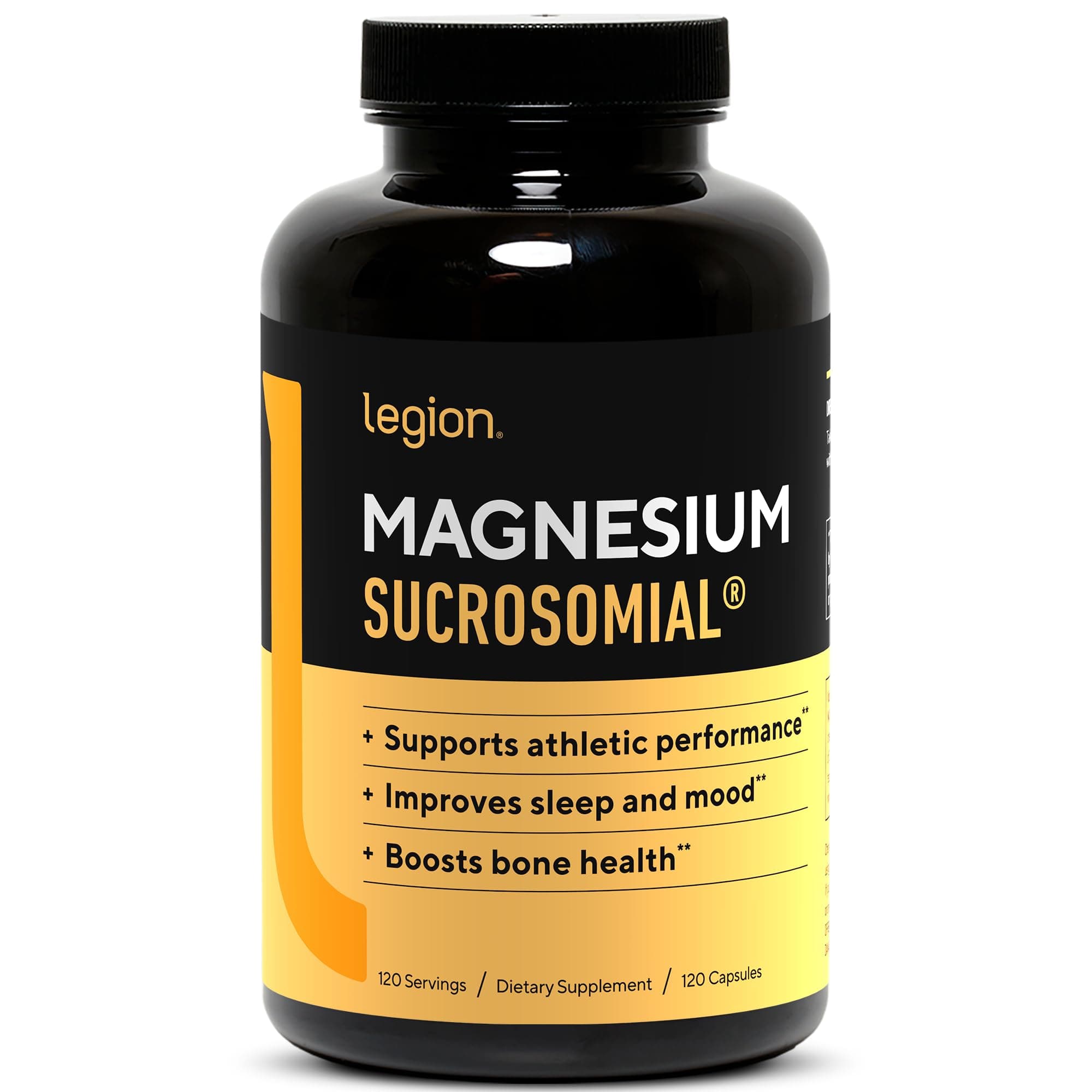 Sucrosomial Magnesium Supplements - High Absorption Magnesium Supplement for Women & Men - Magnesium Mineral Supplements to Help Boost Athletic Performance & Overall Health - 120 Servings