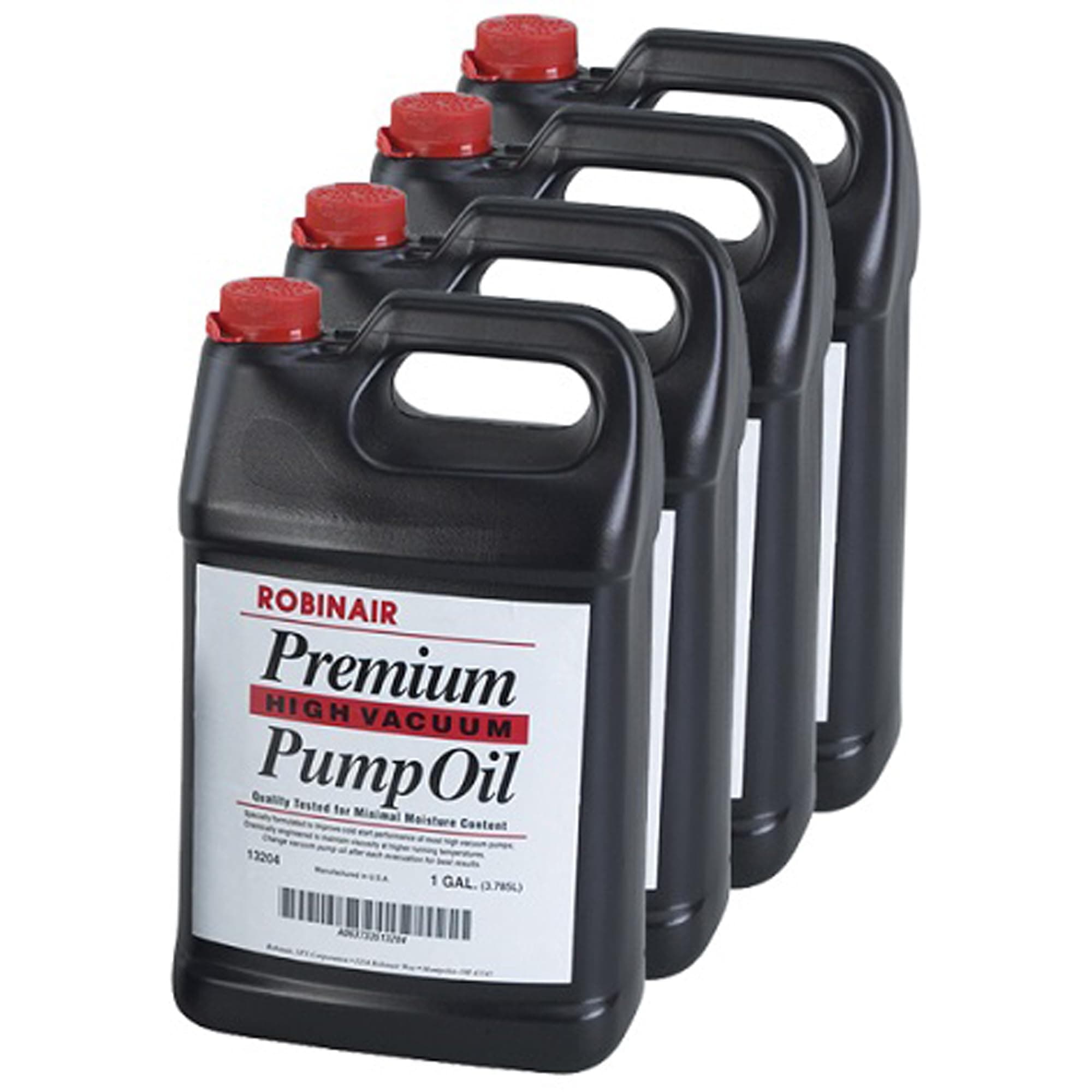4 Pack Robinair 13204 Premium Vacuum Pump Oil 1 Gallon