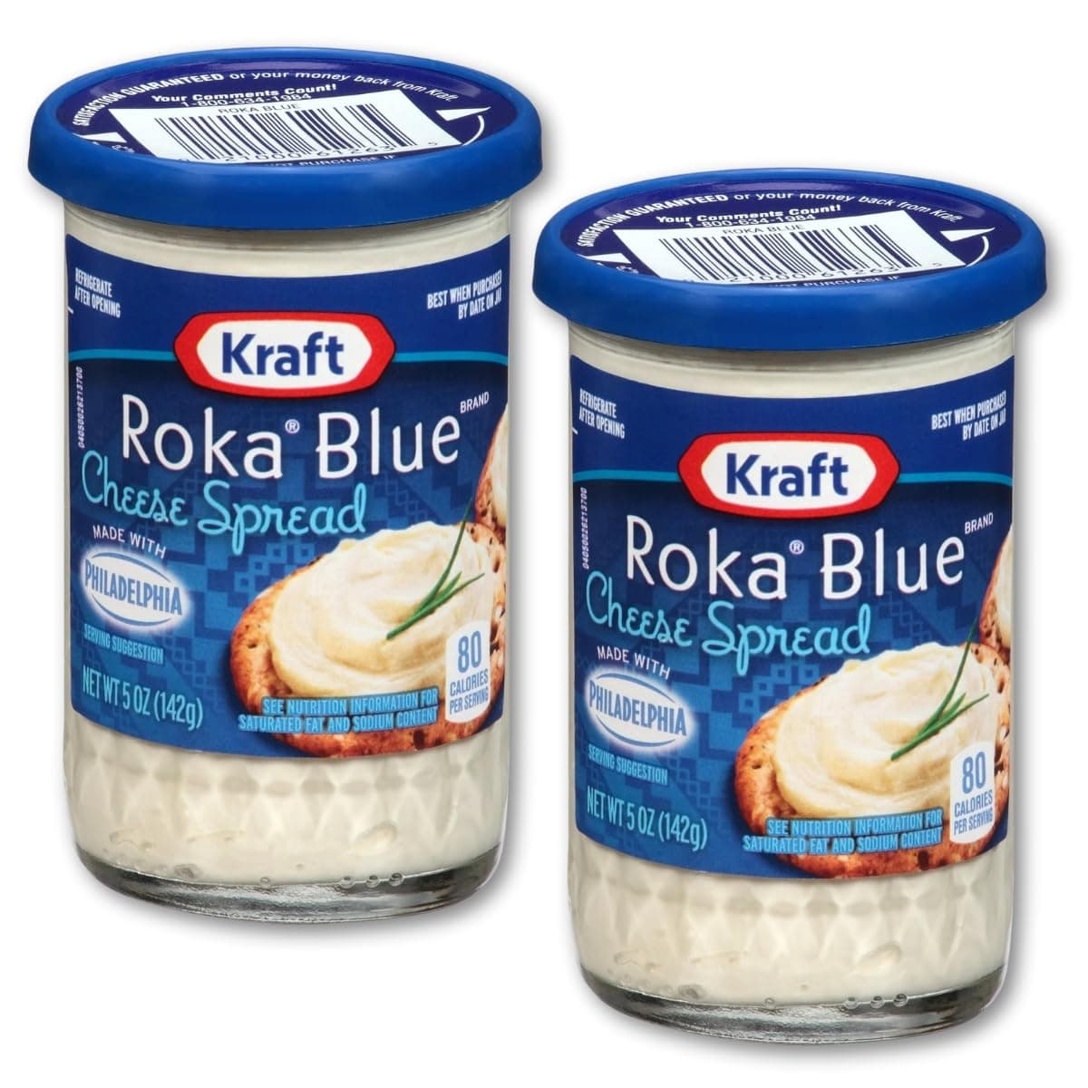 Kraft Roka Blue Cheese Spread 5oz (Pack of 2)