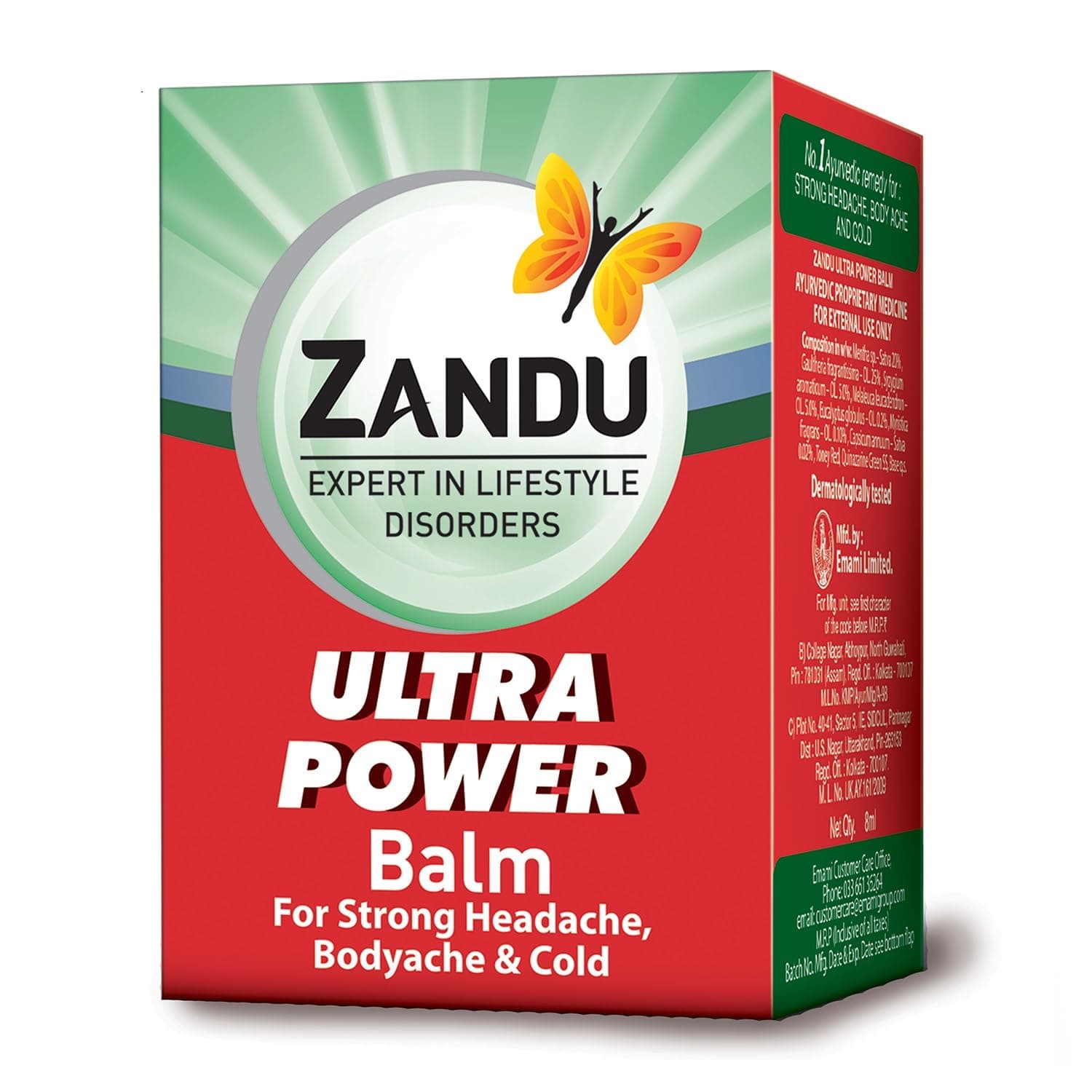 Zandu Balm Ultra Power - 8 ml
