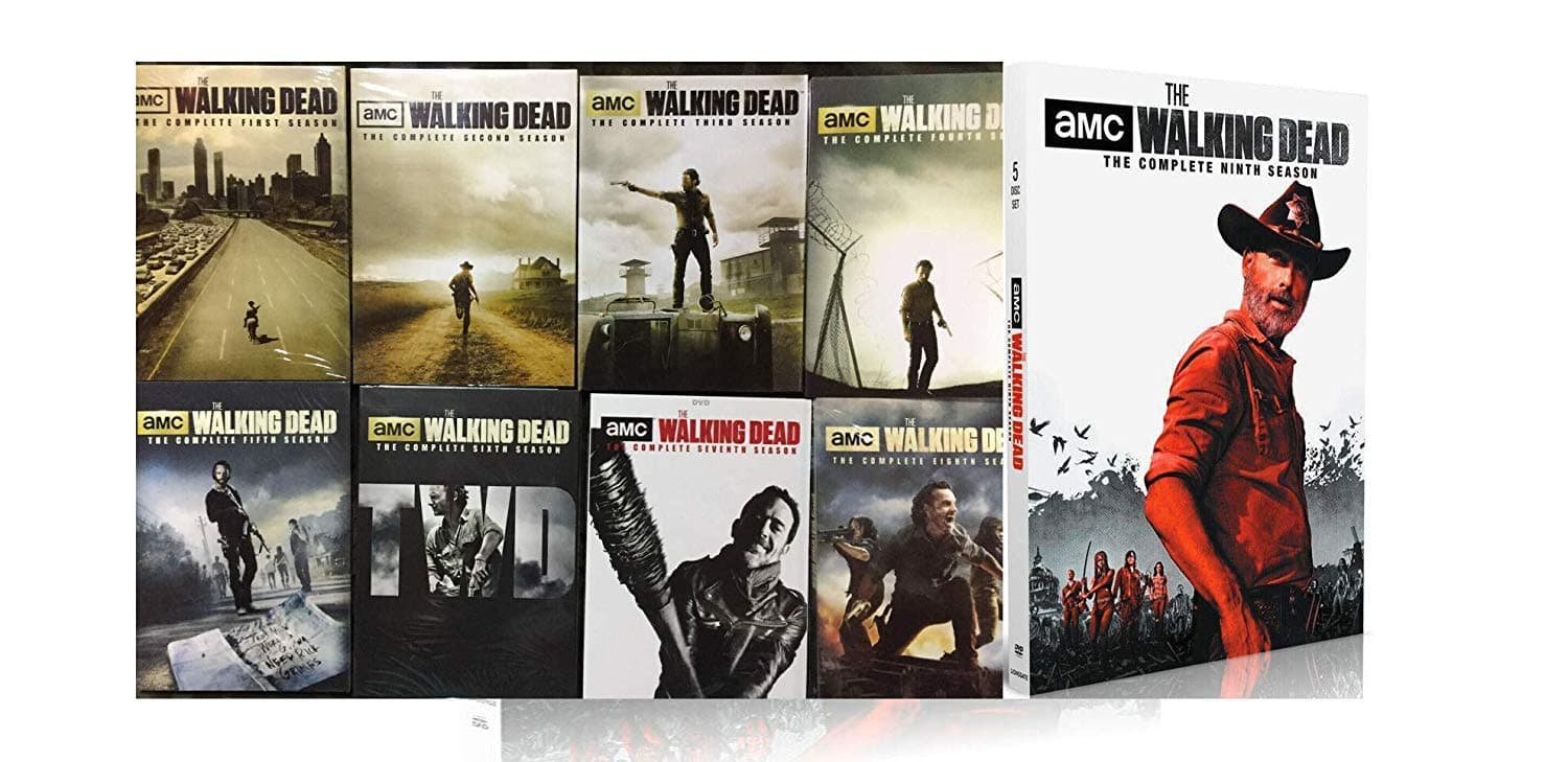 THE WALKING DEAD COMPLETE SEASONS 1-9 (41 DISC BUNDLED DVD SET)