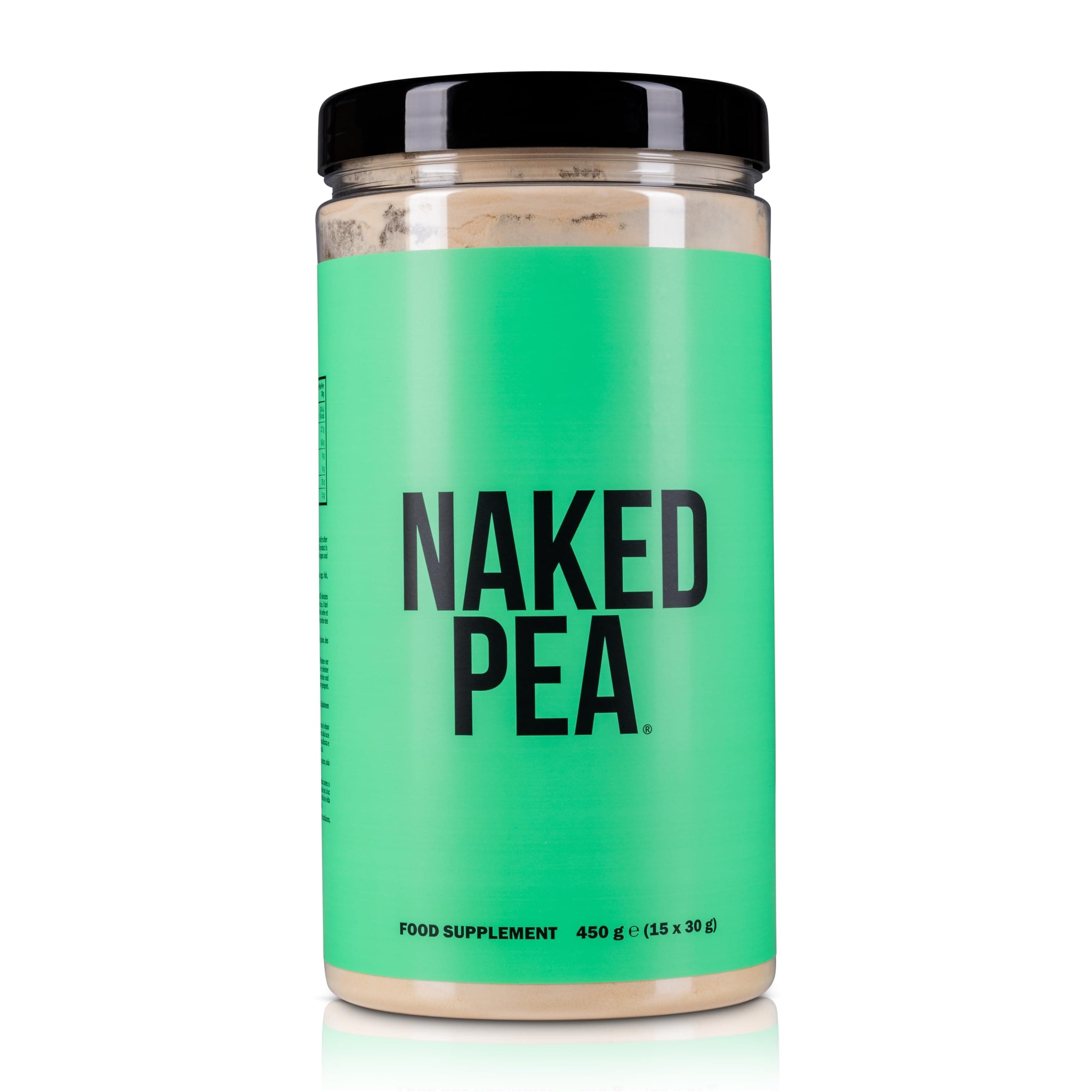 NAKED Pea - Pea Protein Isolate - Plant Based, Vegetarian & Vegan Protein. Easy to Digest, Non-GMO, No Lactose, No Soy and Gluten Free - 450g - 15 Servings