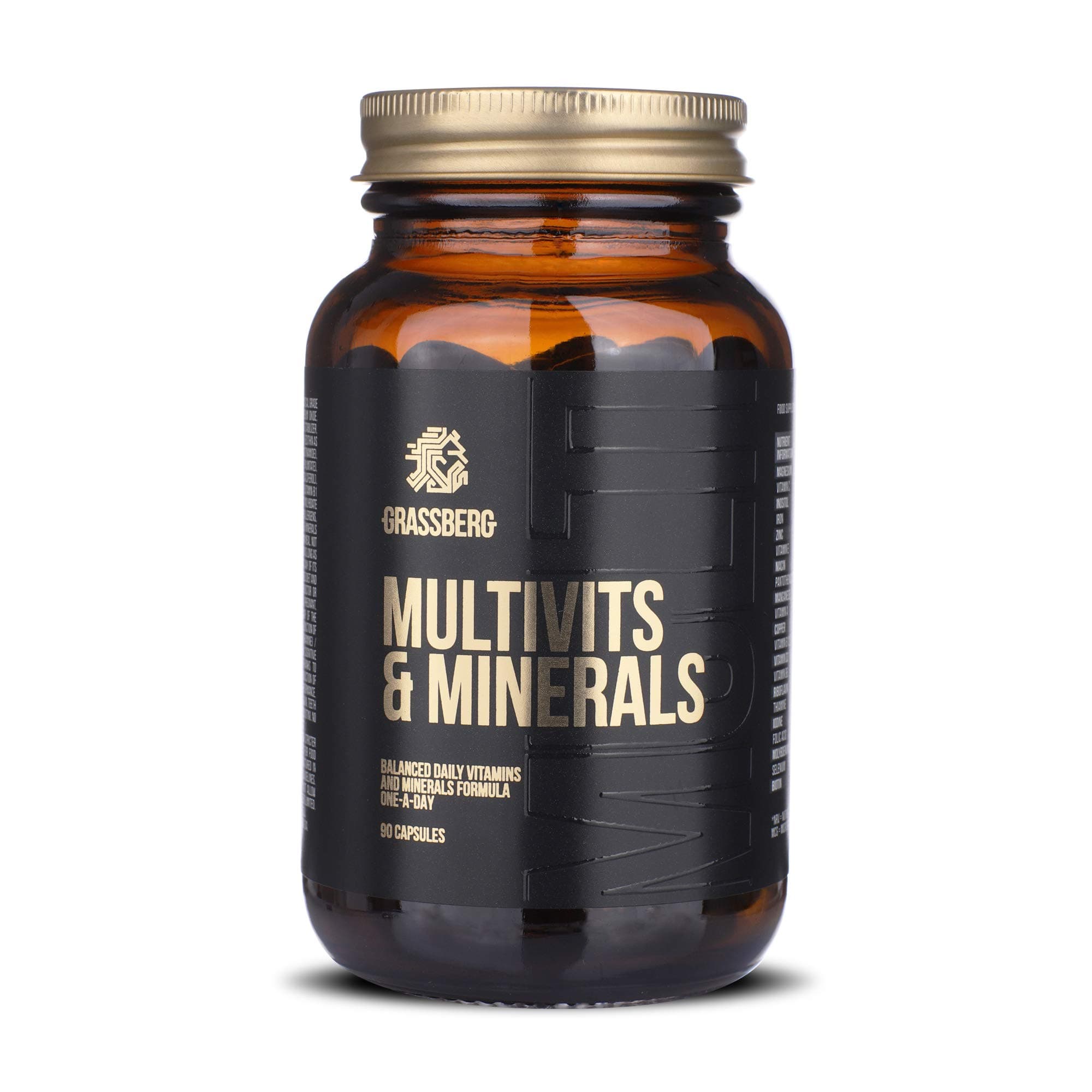 Multivits & Minerals – 90 Softgels | Daily Multivitamin for Men and Women with Magnesium, Zinc, Biotin, Iron & More | Supports Energy, Hair, Skin, Immunity | UK Brand